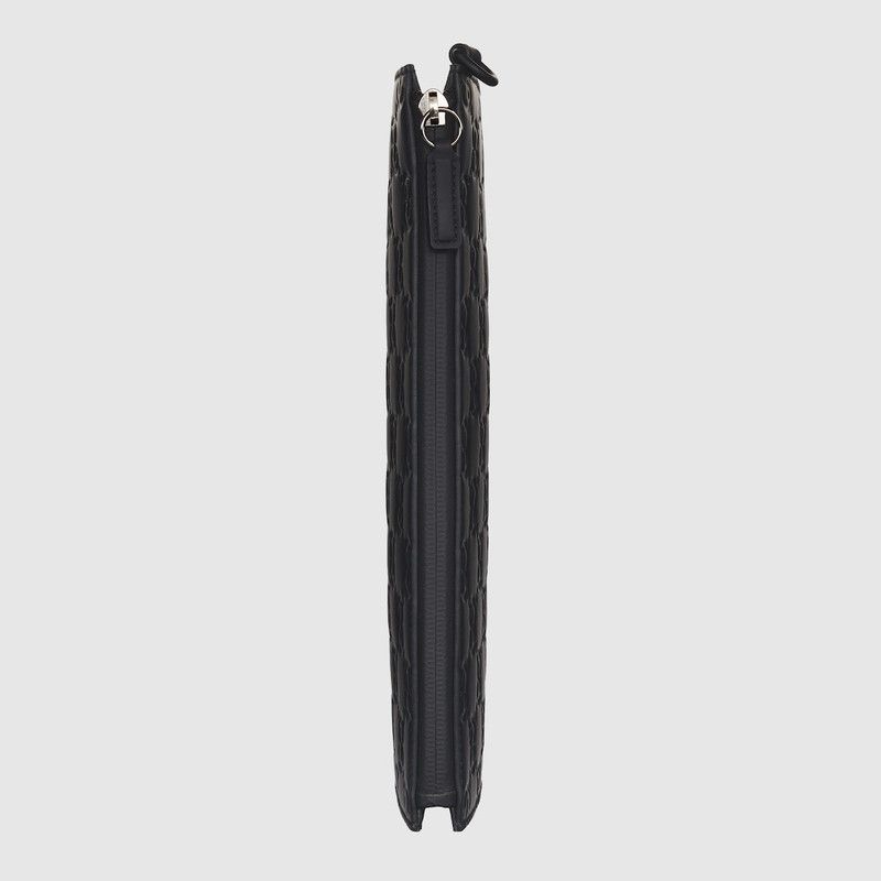 Gucci oc11z1225 Size: OS / Rubber Effect Small Pouch in Black Size ONE SIZE - 5 Thumbnail