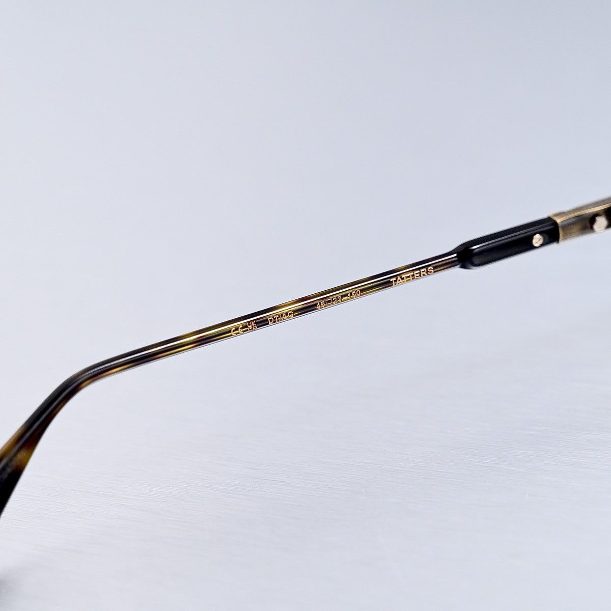 Chrome Hearts CHROME HEARTS TATTERS DARK TORTOISE/ ANTIQUE GOLD GLASSES Size ONE SIZE - 7 Thumbnail