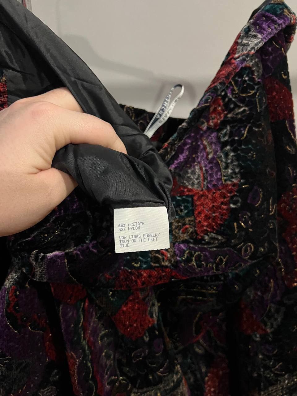 Givenchy 1970/80 GIVENCHY EN PLUS WEST GERMANY ERA FLOWERS SKIRT Sz54 Size 38" / US 16 / IT 52 - 7 Thumbnail