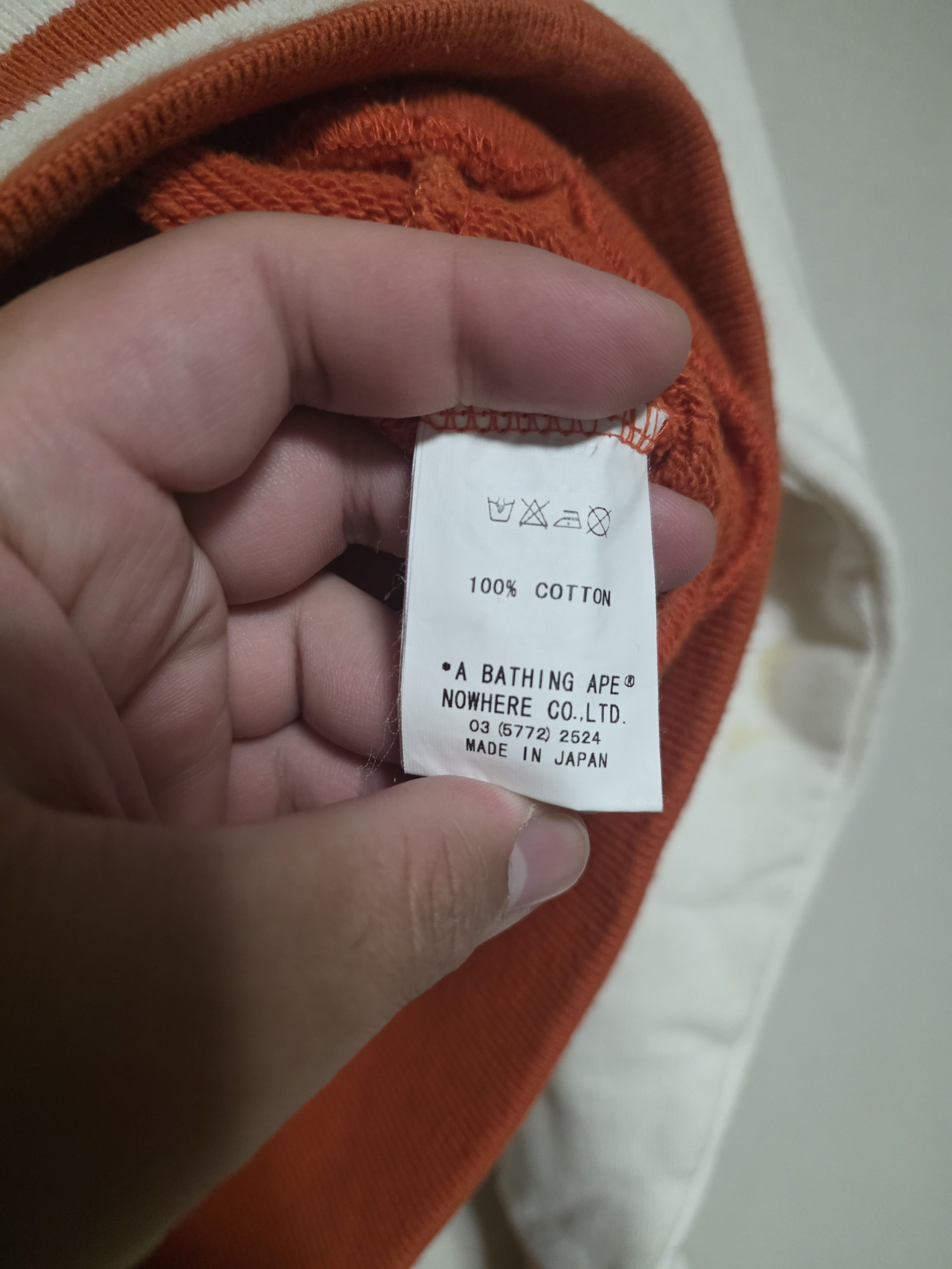 Bape BAPE OG Bapestar Varsity Jacket (Orange) - Rare Nigo Era Size US M / EU 48-50 / 2 - 6 Thumbnail
