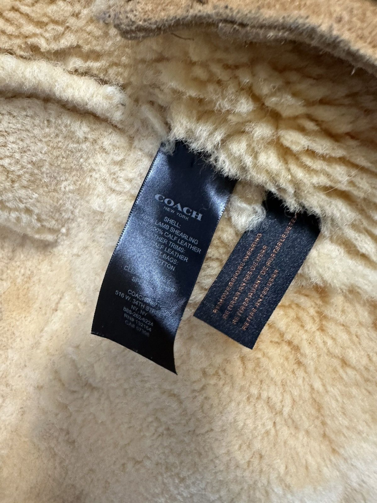 Coach Coach Leather Shearling Vest Size XS / US 0-2 / IT 36-38 - 12 Thumbnail