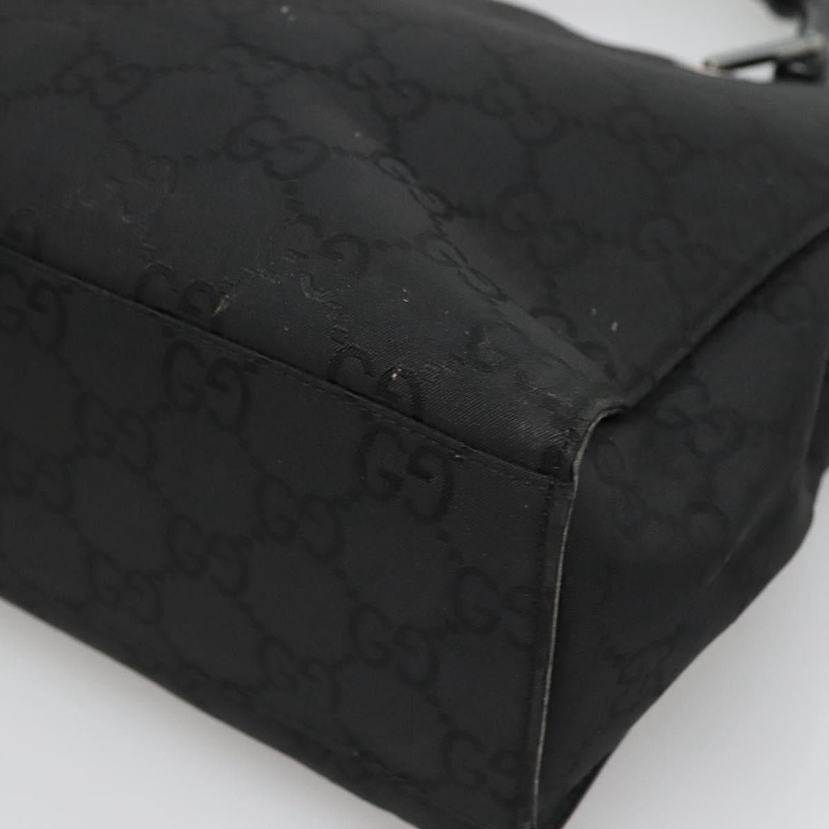 Gucci GUCCI Bamboo GG Canvas Hand Bag Nylon Black 002 002 Size ONE SIZE - 10 Thumbnail