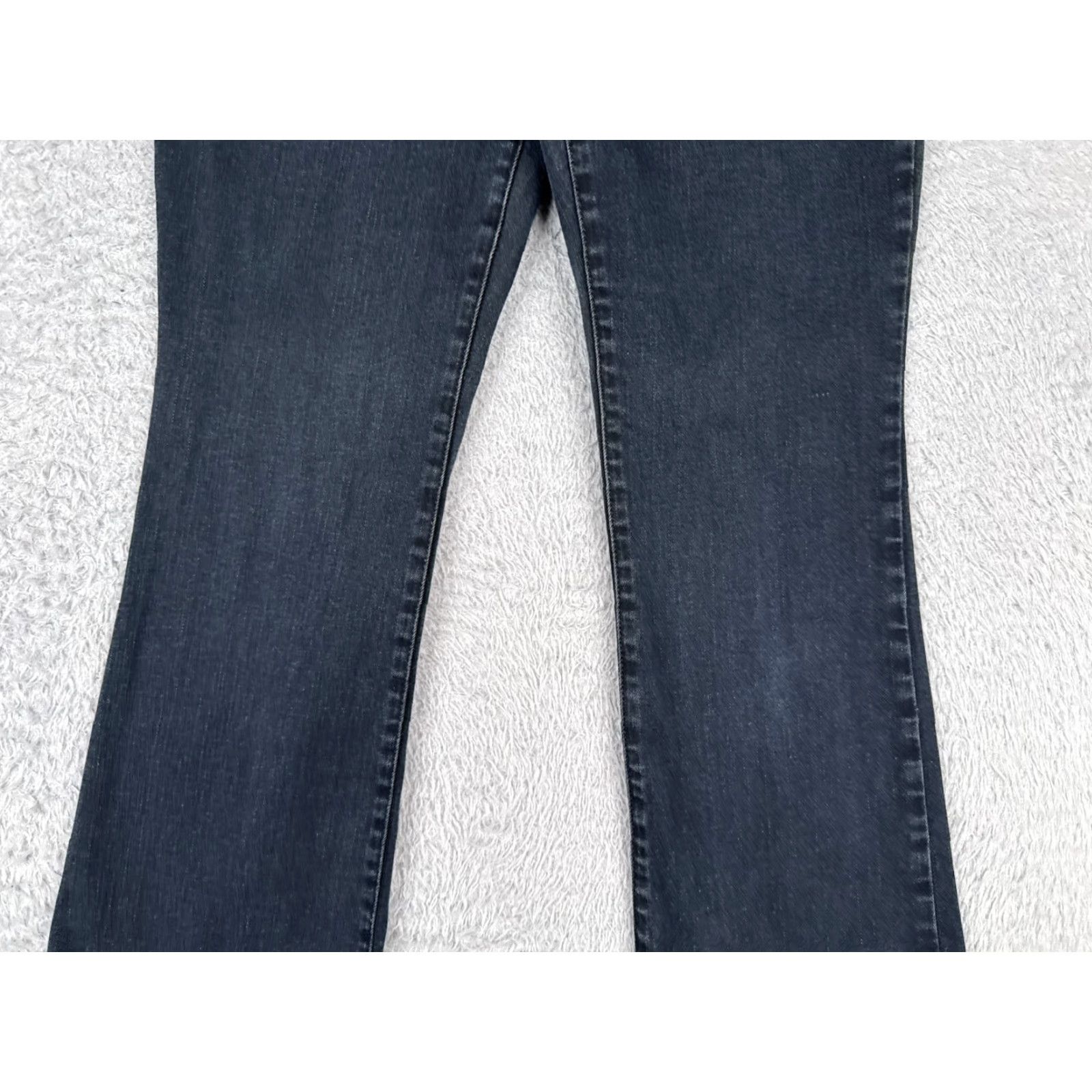 Vintage Chicos Jeans Women Bootcut Denim 29x29 Blue Cotton Blend Low Rise 00 Regular 5-Pocket Logo Embroidered Size 24" / US 00 / IT 34 - 3 Thumbnail