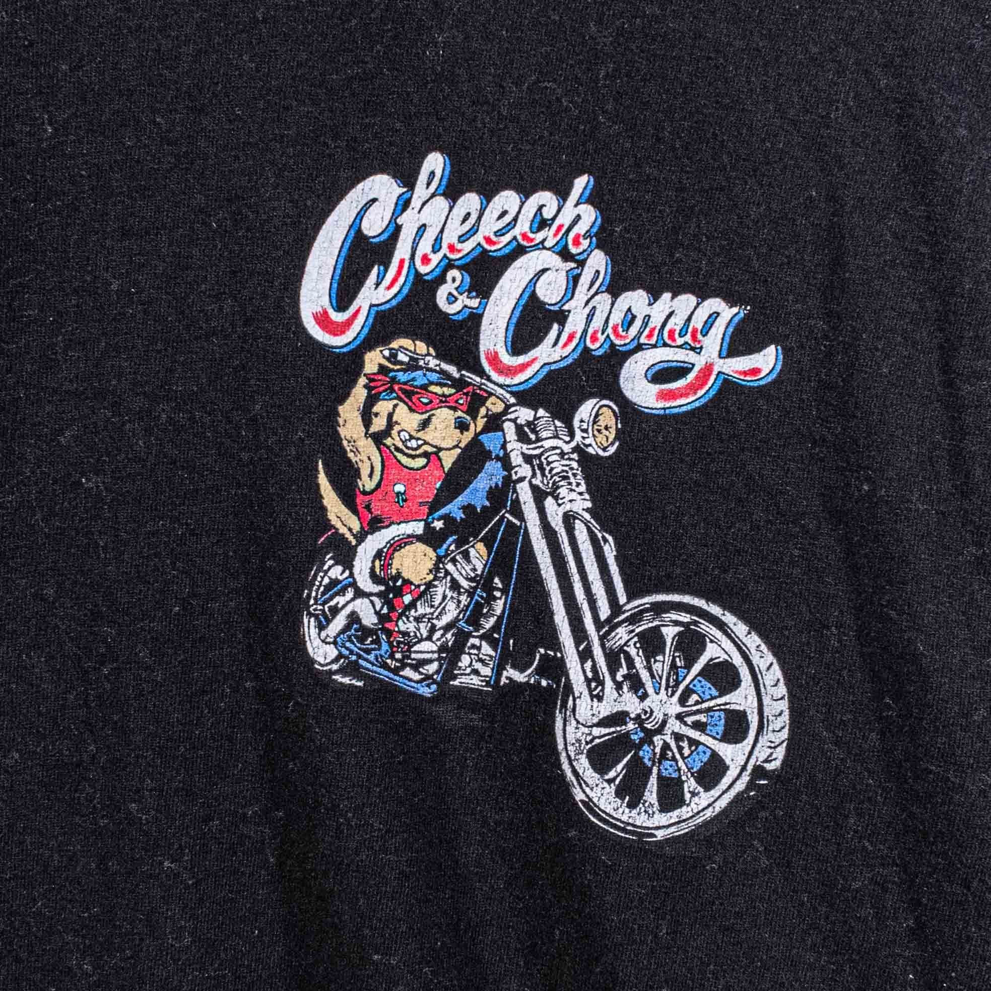 Vintage Cheech & Chong Sturgis Badland Round Up T-Shirt Long Sleeve Size US M / EU 48-50 / 2 - 3 Thumbnail