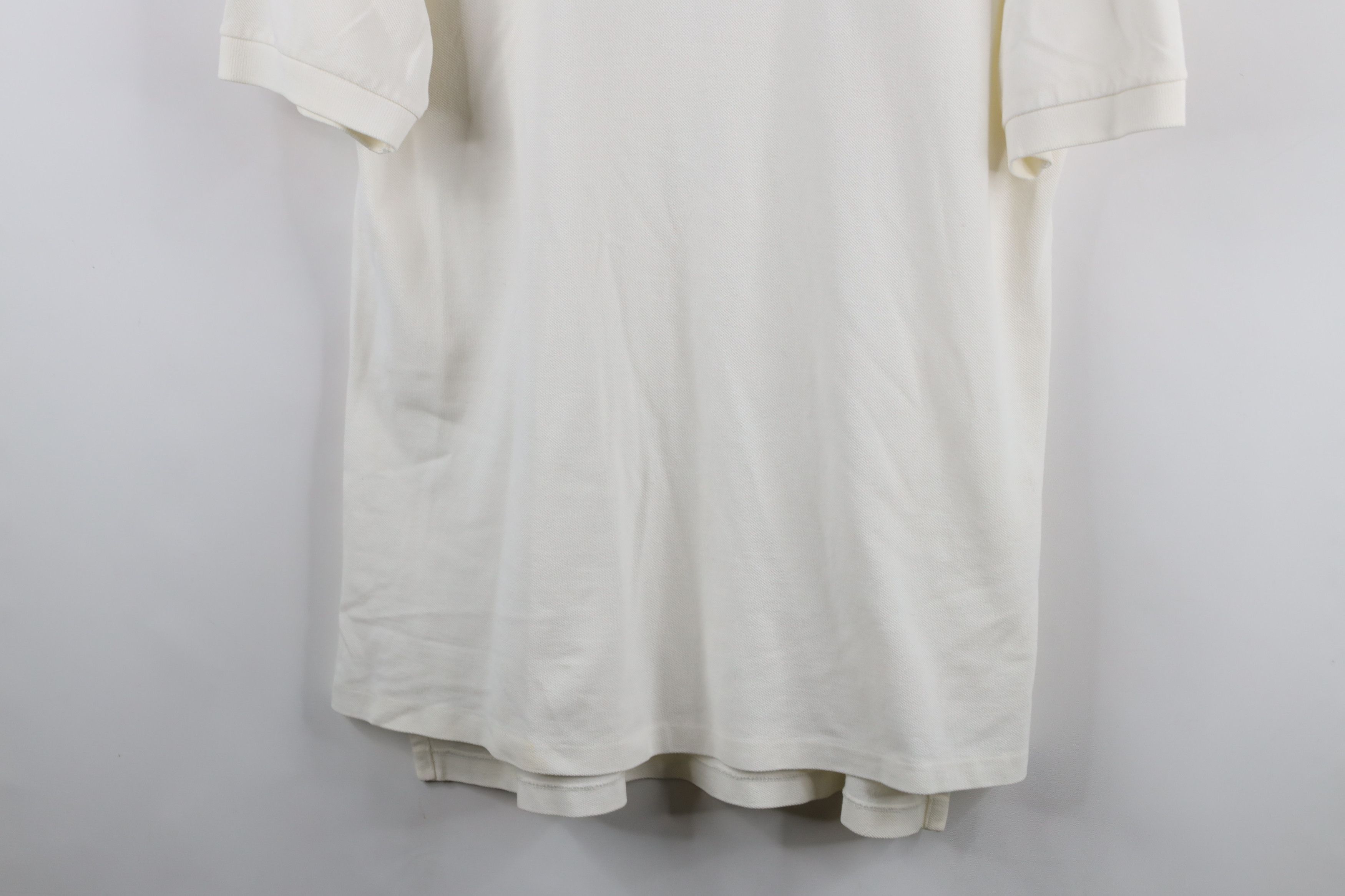 Ralph Lauren × Vintage Vintage 90s Ralph Lauren Collared Golf Polo Shirt White Size US XL / EU 56 / 4 - 3 Thumbnail