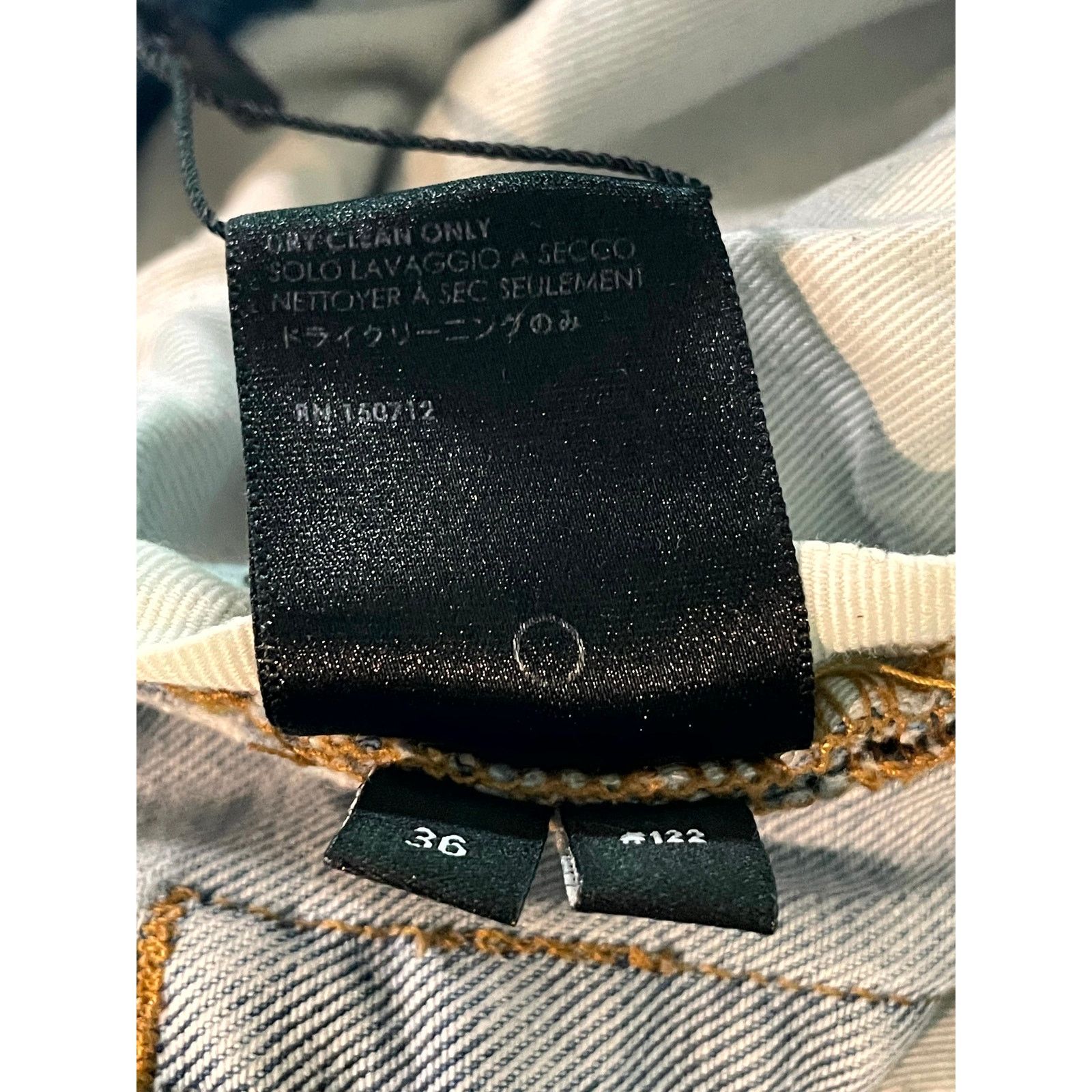 Amiri Amiri Thrasher Ripped (Repaired Crotch) Light Wash Jeans Size US 36 / EU 52 - 6 Thumbnail