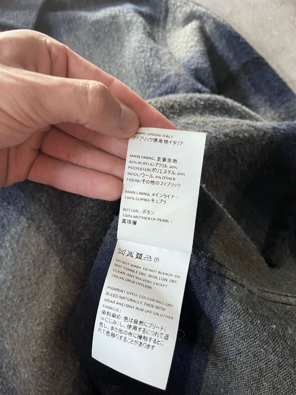 Our Legacy Our Legacy heusen shirt wool flannel overshirt Size US M / EU 48-50 / 2 - 12 Thumbnail