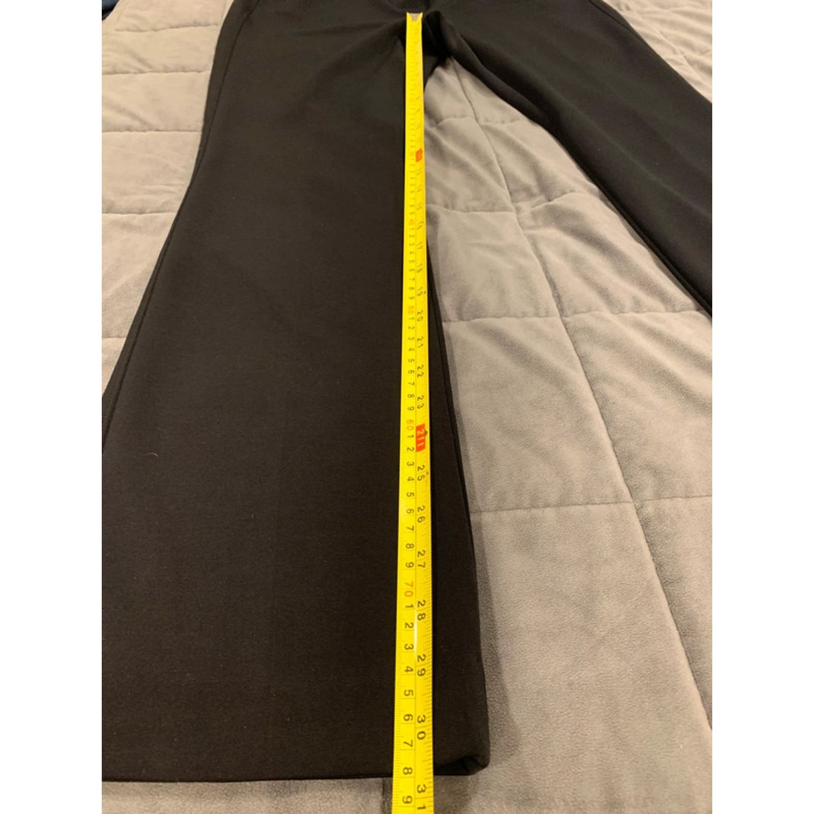 White House Black Market WHITE HOUSE BLACK MARKET The Slim Straight Black Pants 8 Size 30" / US 8 / IT 44 - 6 Thumbnail