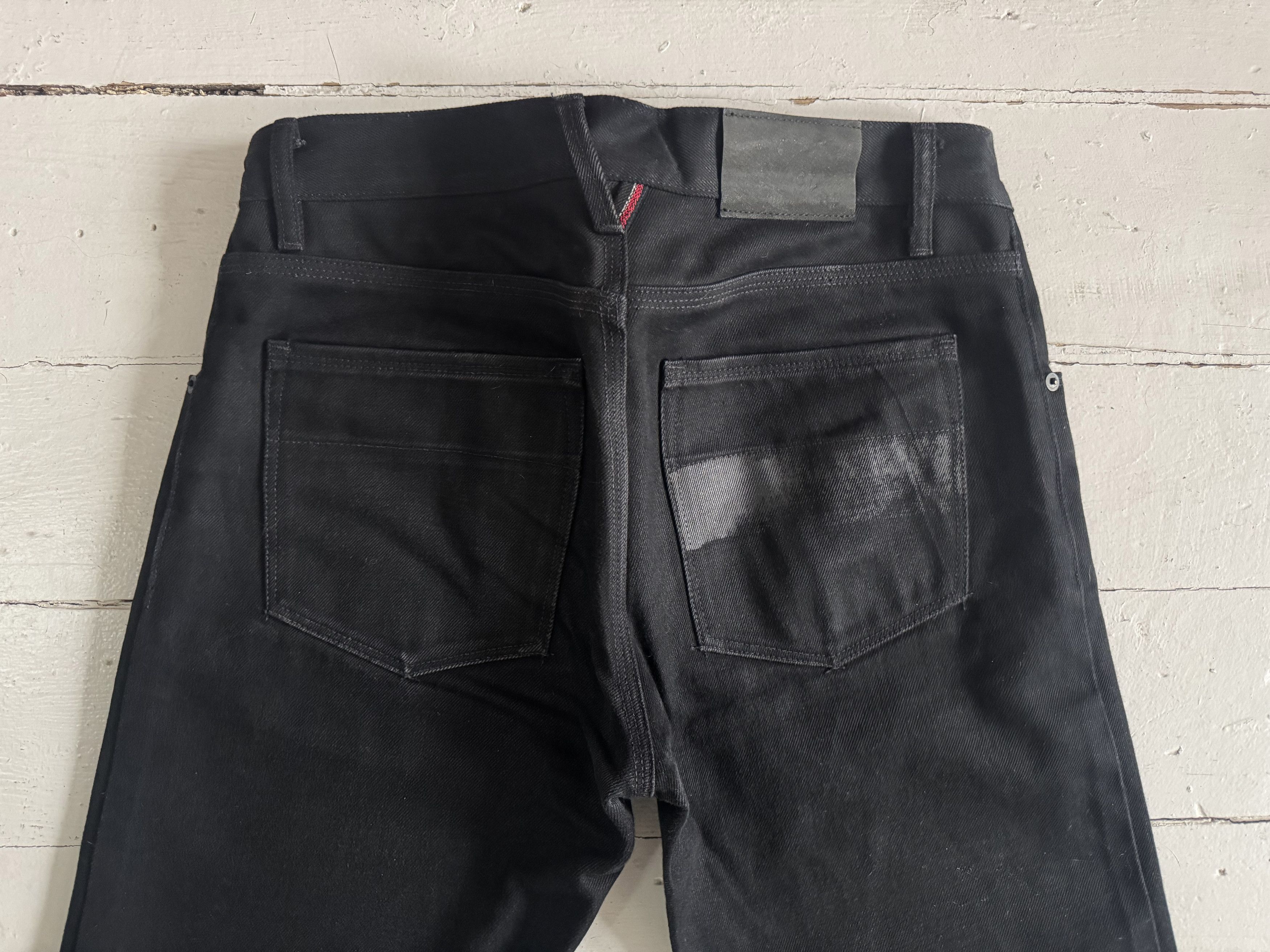 Raleigh Denim Jones: Selvage Raw | Black Vidalia Size US 31 - 3 Thumbnail