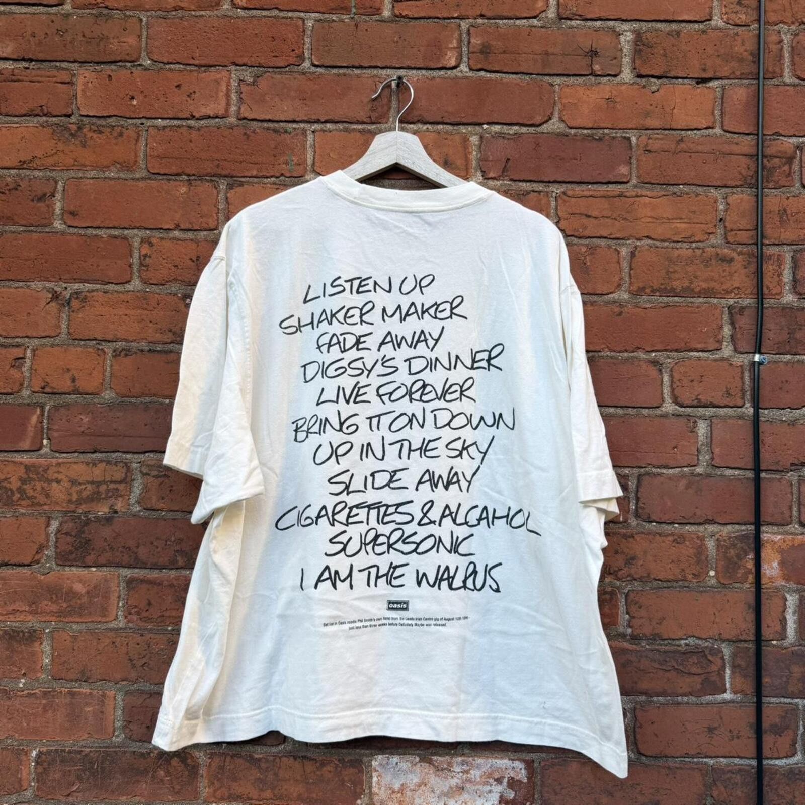 Abercrombie & Fitch oasis setlist Abercrombie & fitch 2025 tour t shirt Size US XL / EU 56 / 4 - 4 Thumbnail