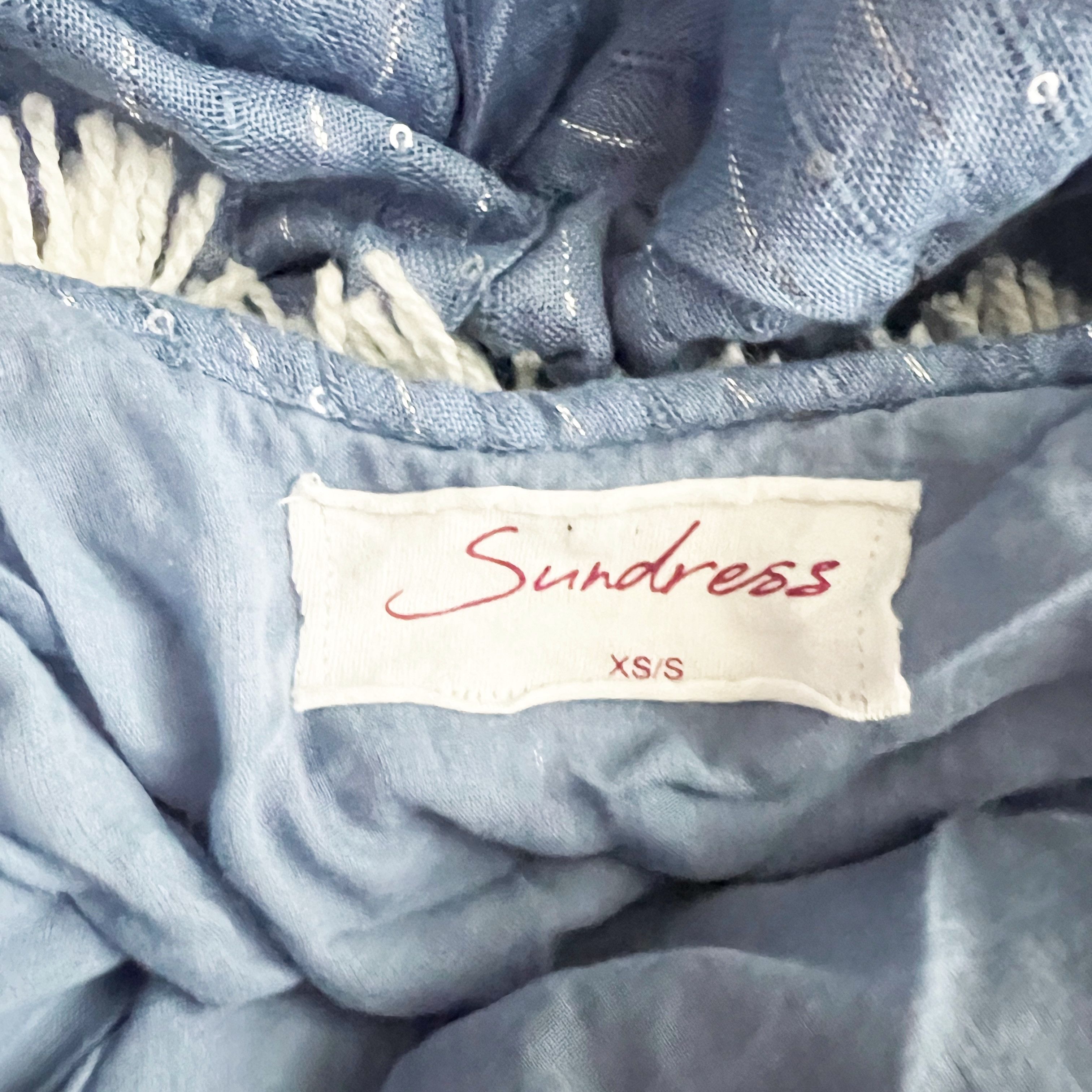 Other Sundress Indiana Basic Roma Powder Blue & White Size S / US 4 / IT 40 - 2 Thumbnail