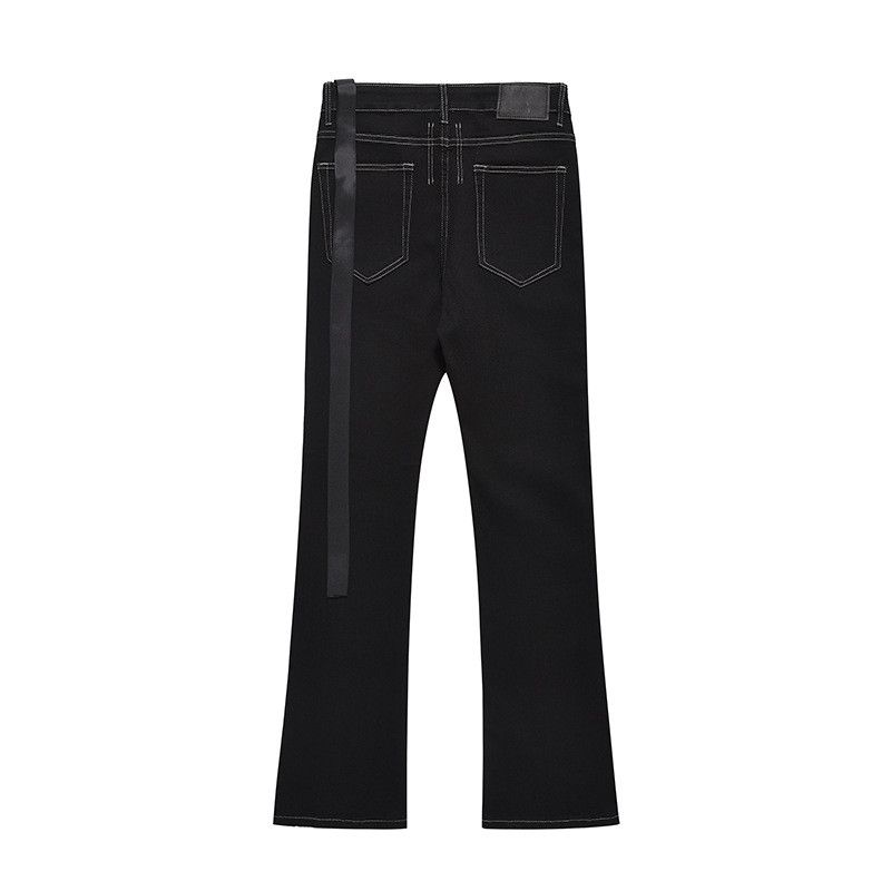 Japanese Brand American retro street straight leg slim-fit flared jeans Size US 32 / EU 48 - 2 Thumbnail