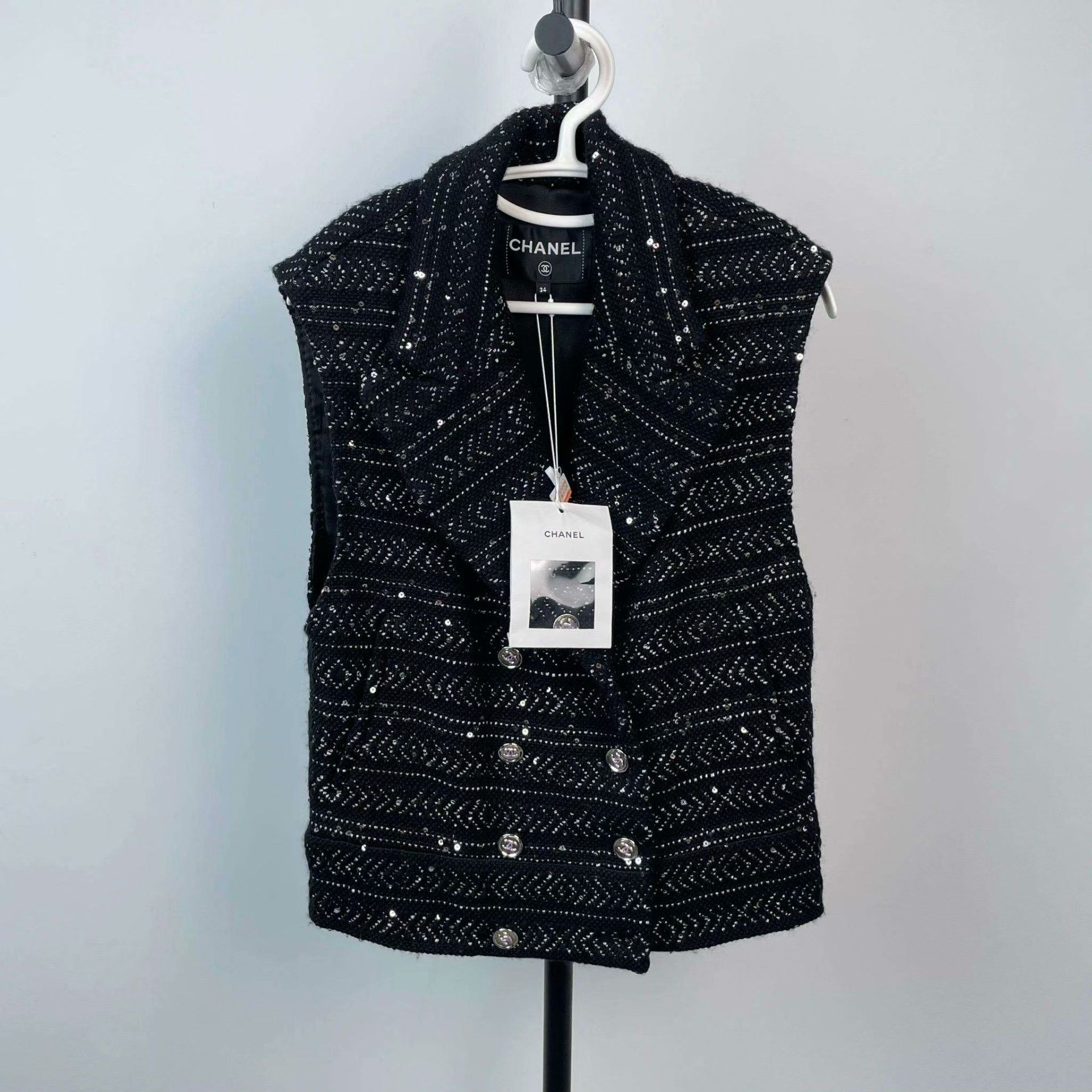 Chanel Chanel Black Tank Top 34 Men Size US XS / EU 42 / 0 - 1 Thumbnail
