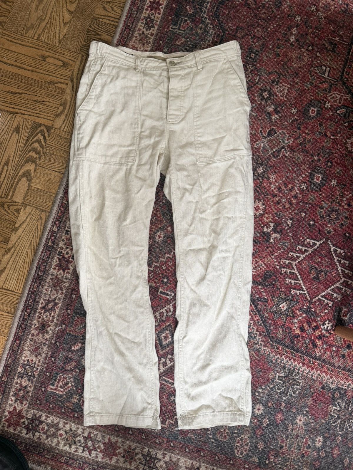 Other Line of Trade Herringbone Fatigue Pants Size US 34 / EU 50 - 2 Thumbnail