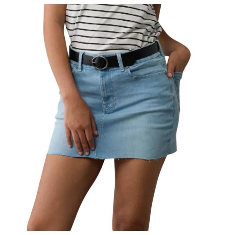 American Eagle Outfitters New American Eagle Womens Size 4 Mini Denim Blue Jean Skirt Size 27" / US 4 / IT 40 - 1 Thumbnail