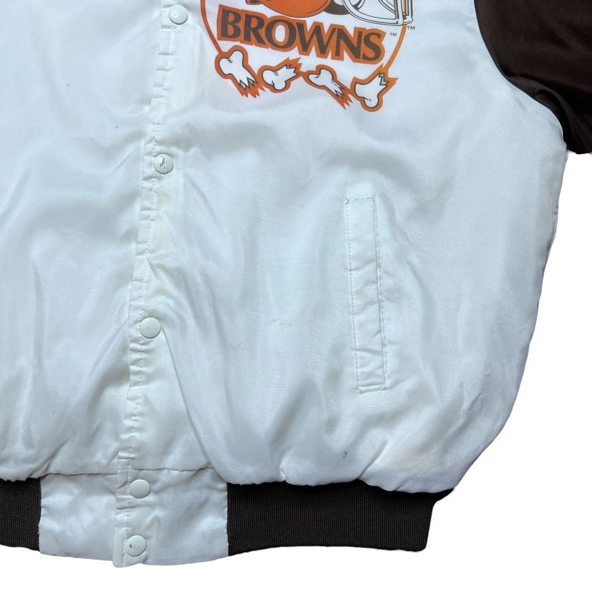 Chalk Line 90s NFL Cleveland Browns Dawgs Chalk Line Fanimation Jacket Size US L / EU 52-54 / 3 - 15 Thumbnail