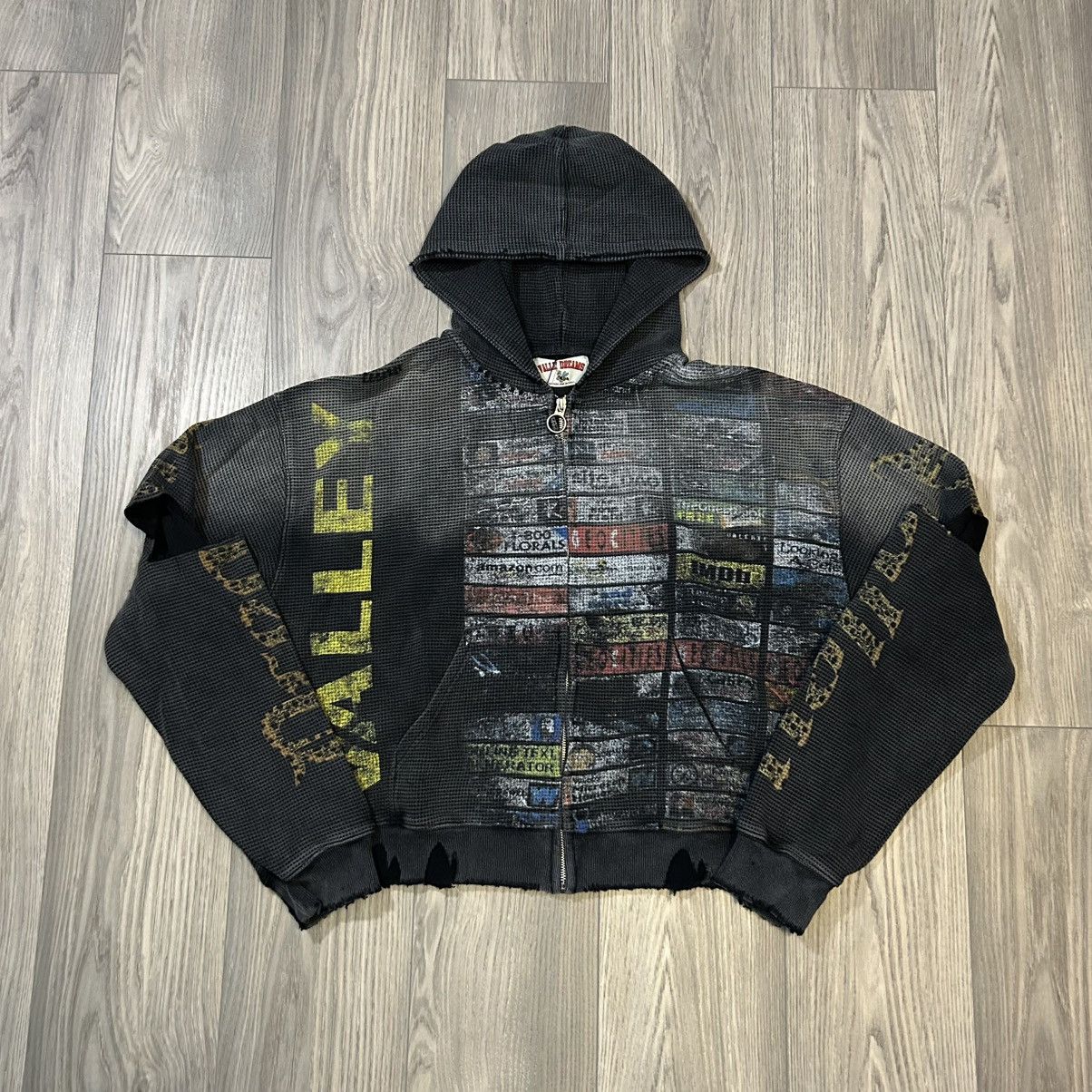 Vale Vale Forever Glitch Zip Up Hoodie (Black) Size US XL / EU 56 / 4 - 1 Thumbnail