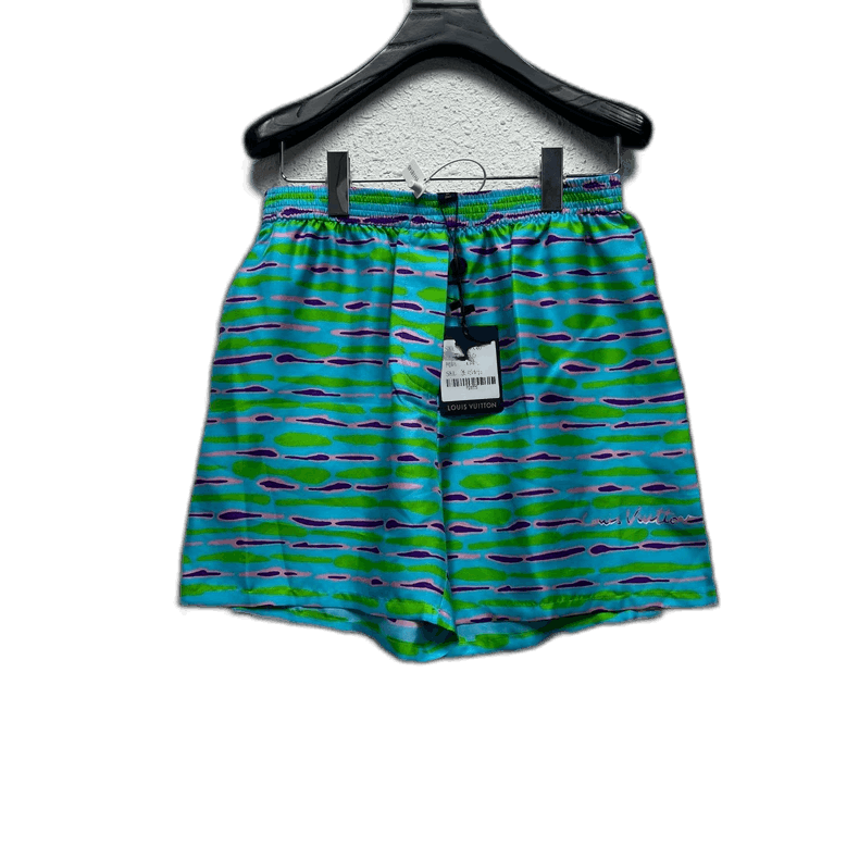 Louis Vuitton Louis Vuitton Silk Water Wave Shorts - dmc Size 24" / US 00 / IT 34 - 1 Thumbnail