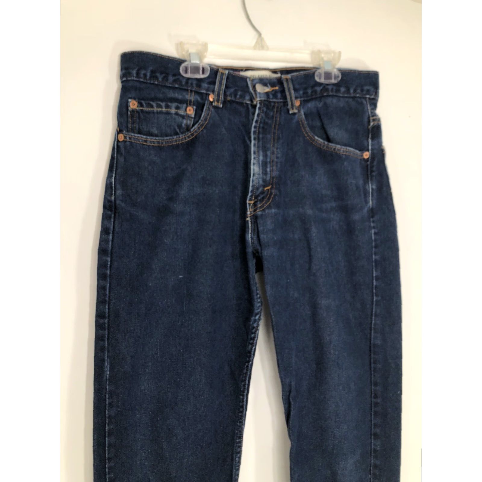 Levi's LEVI'S 505 / RELAXED FIT Jeans - Levi's 505 Men's 31x34 Denim Blue, Size 31, Regular, Inseam 34, Jeans, Blue, Denim, 505, Relaxed, Men Size US 31 - 2 Thumbnail