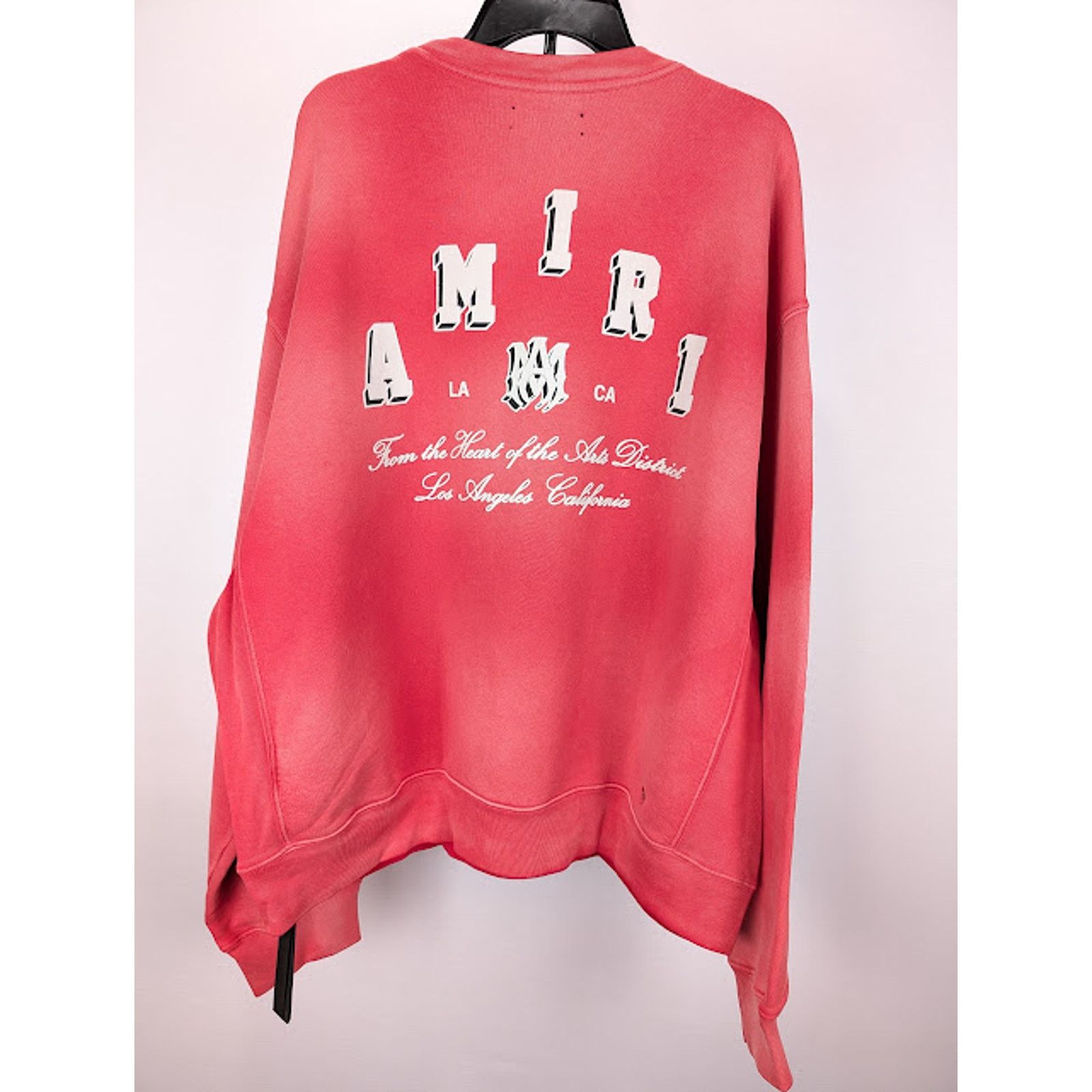 Amiri o1rshd1 Q:2 / Vintage Collegiate Crewneck Sweatshirt in Red Size US M / EU 48-50 / 2 - 12 Thumbnail