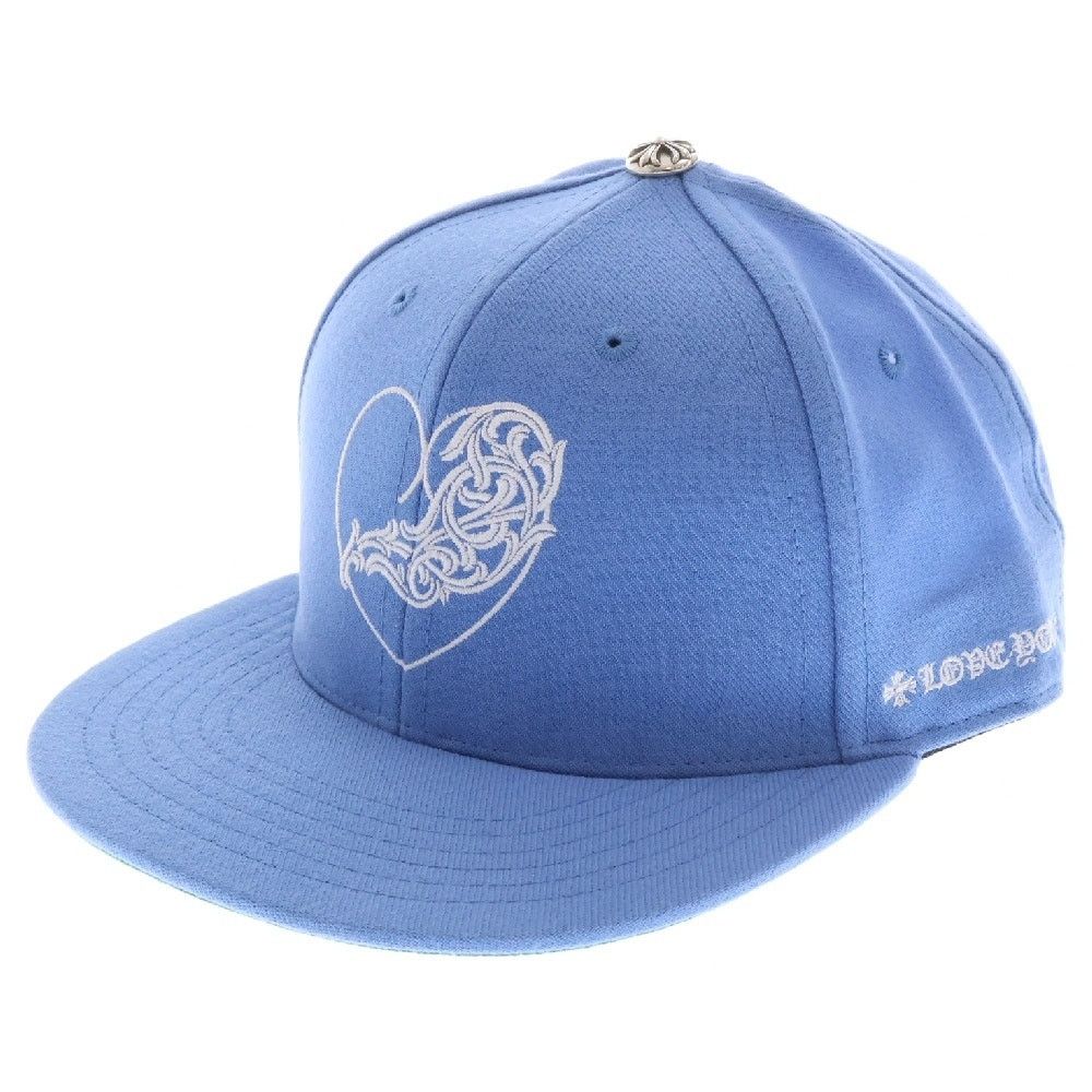 Chrome Hearts Blue Heart Logo Baseball Cap