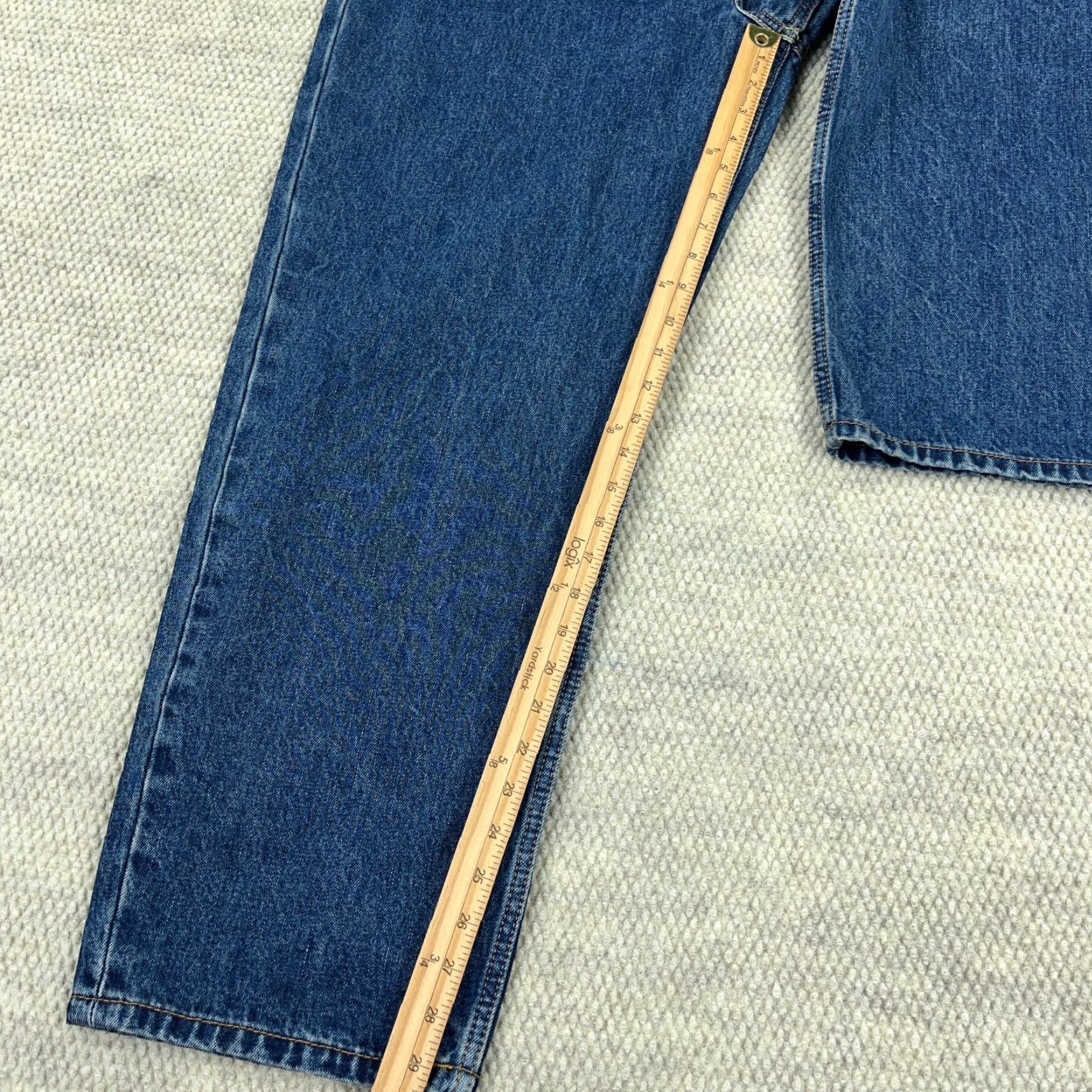 Levi's Levis 550 Jeans Men 42x30 Relaxed Fit Straight Leg Med Wash Pants Baggy Work Size US 42 / EU 58 - 6 Thumbnail