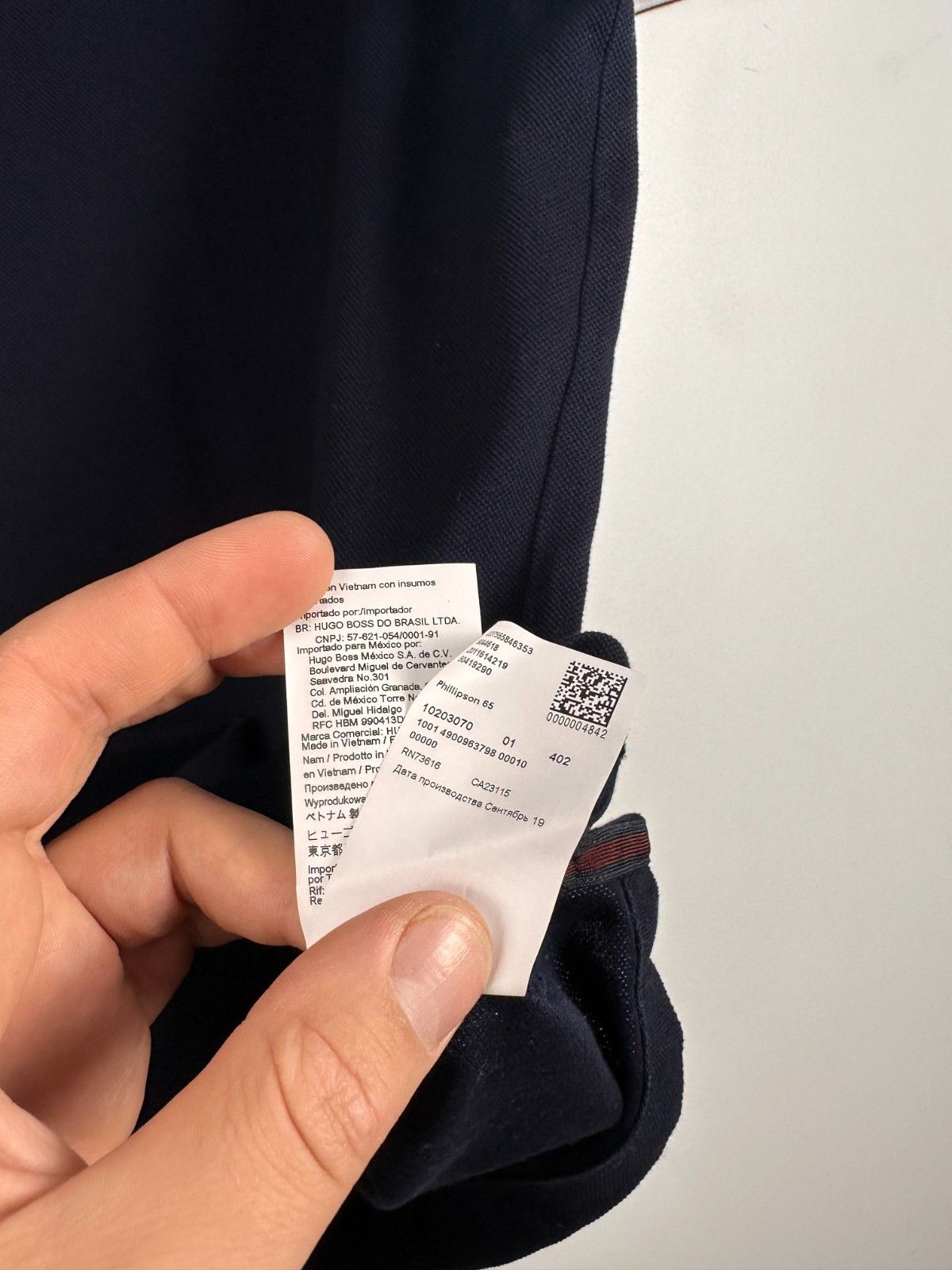 Hugo Boss Hugo Boss Men Polo Shirt Slim Fit Navy Mens Size XL Size US XL / EU 56 / 4 - 7 Thumbnail