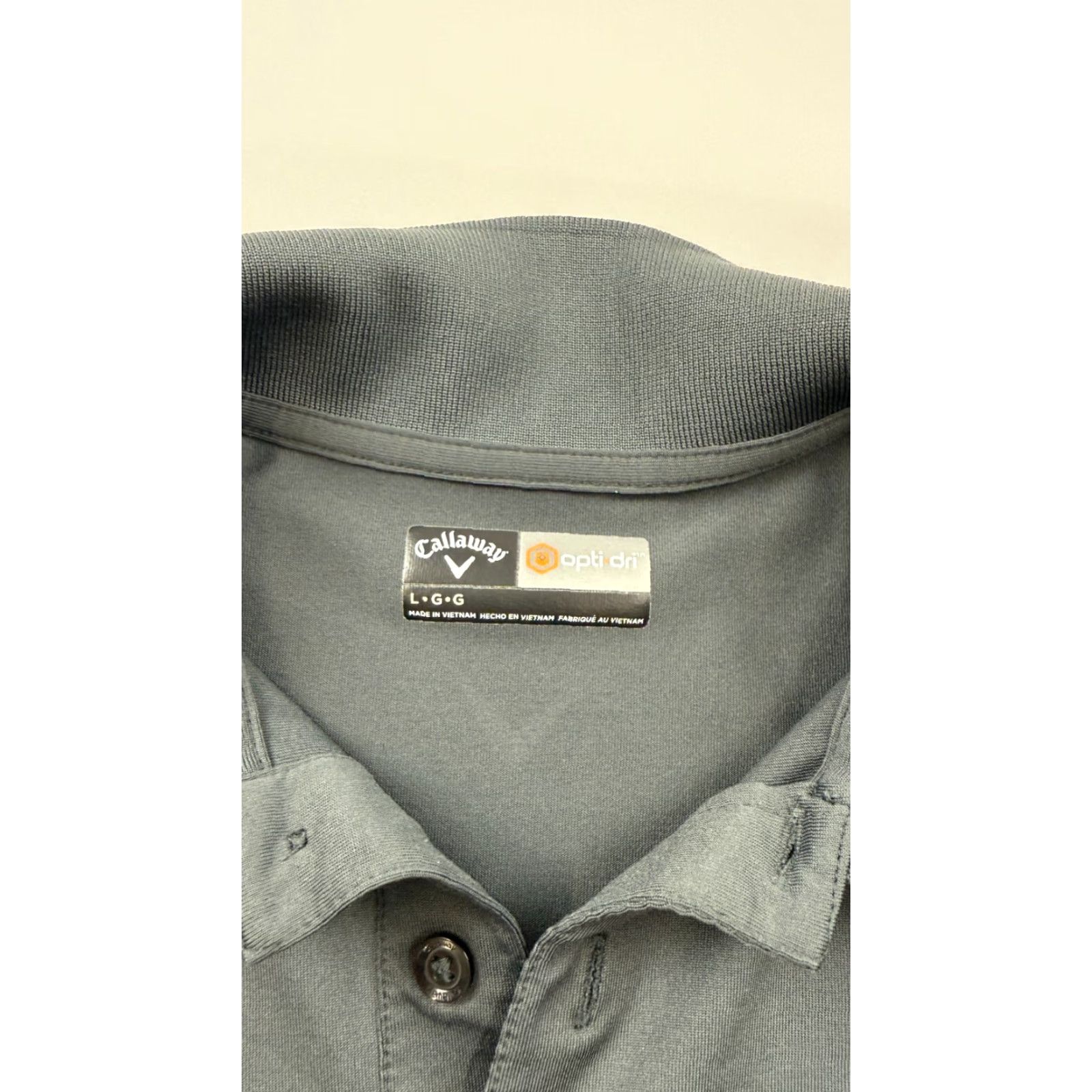 Callaway Callaway Polo Shirt Mens Large Gray Short Sleeve Slit Spread Collar Button Regular Performance Golf Casual Activewear Size US L / EU 52-54 / 3 - 7 Thumbnail