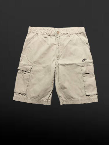 Nike Nike Beige Shorts Logo Vintage Size US 32 / EU 48 - 1 Thumbnail