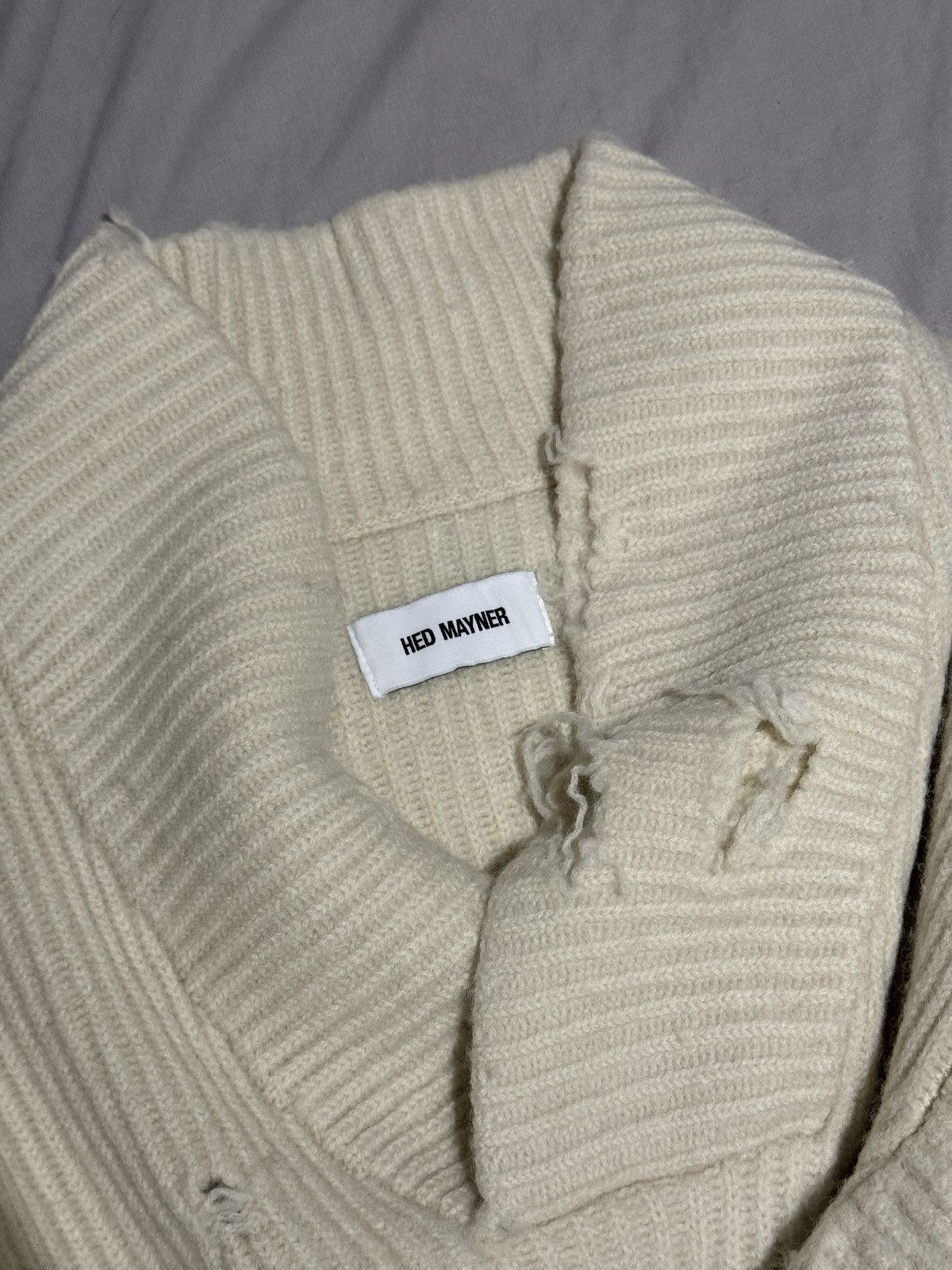 Hed Mayner Oversized Deconstructed Knit Jumper Sweater Size US S / EU 44-46 / 1 - 3 Thumbnail