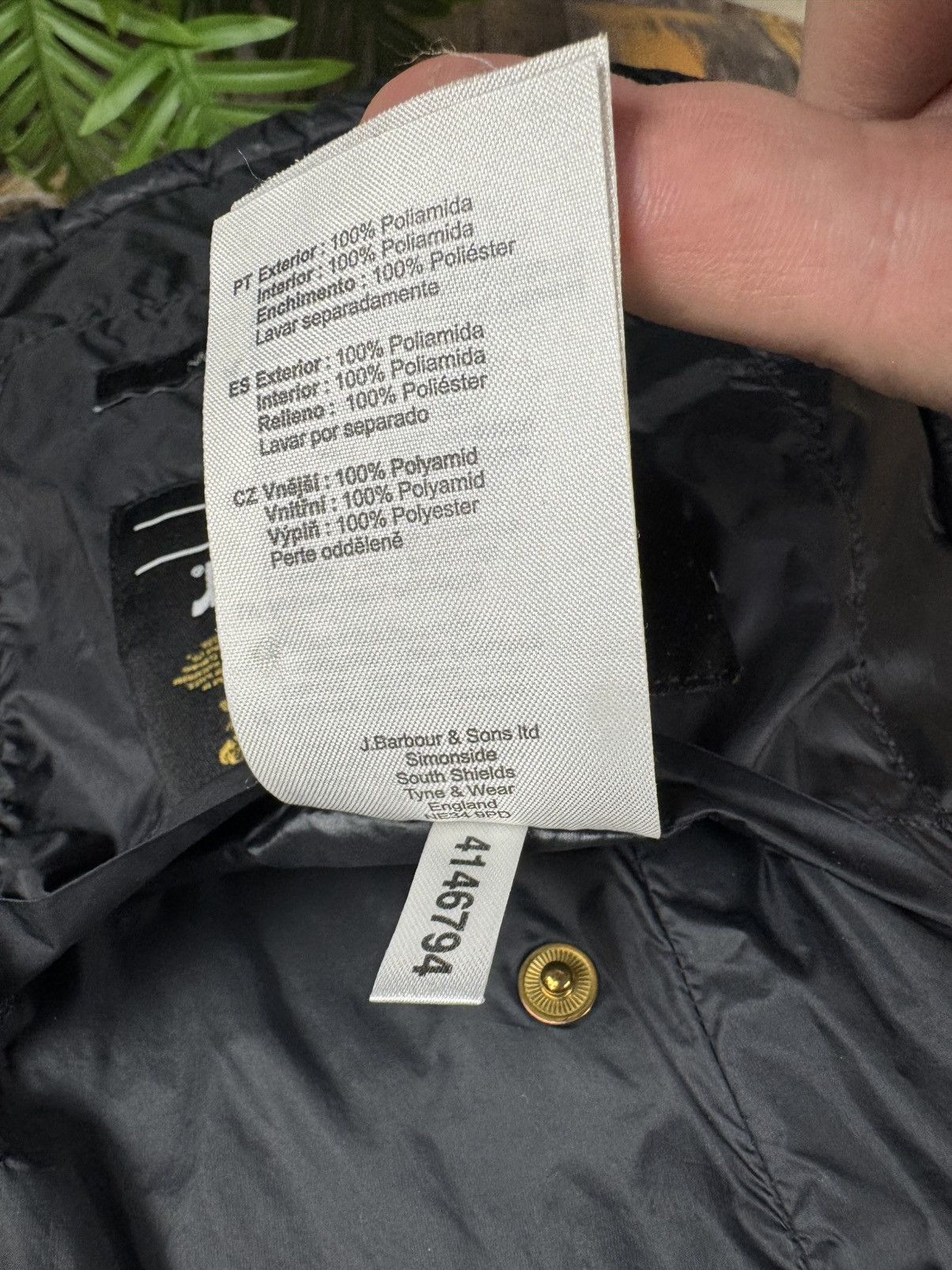 Barbour Barbour International Fibre Down Jacket Bomber England 🏴󠁧󠁢󠁥󠁮󠁧󠁿 Size L / US 10 / IT 46 - 17 Thumbnail
