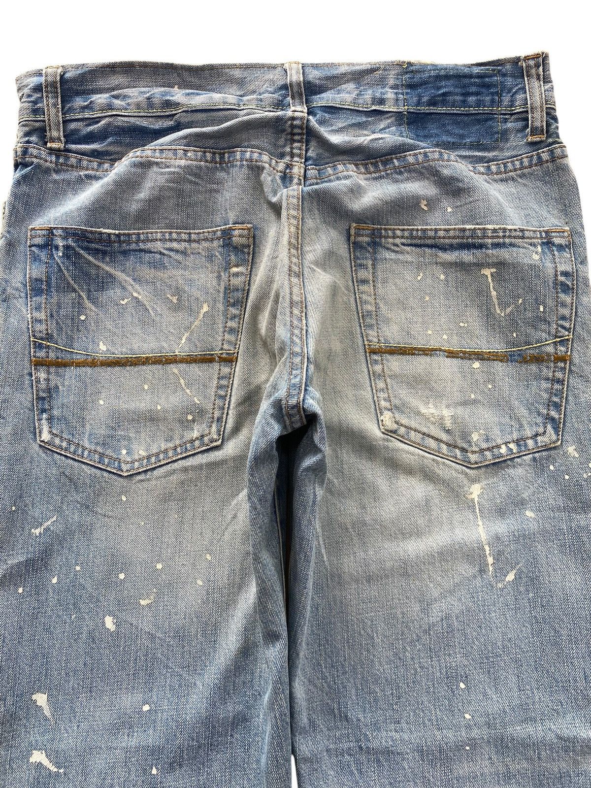 Abercrombie & Fitch Abercrombie & Fitch Faded Wash Paint Splash Boot Cut Jeans Size US 32 / EU 48 - 4 Thumbnail