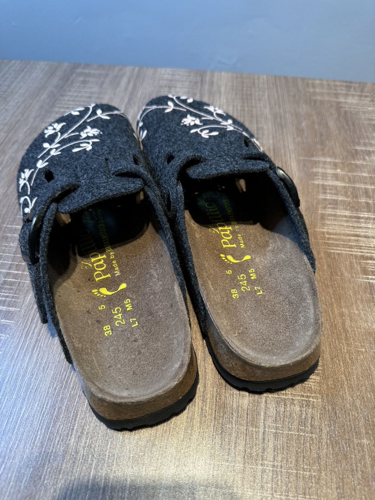 Birkenstock Birkenstock Papillio Boston Felt Wool Clog Sz 7 38 Women Size US 7 / IT 37 - 4 Thumbnail