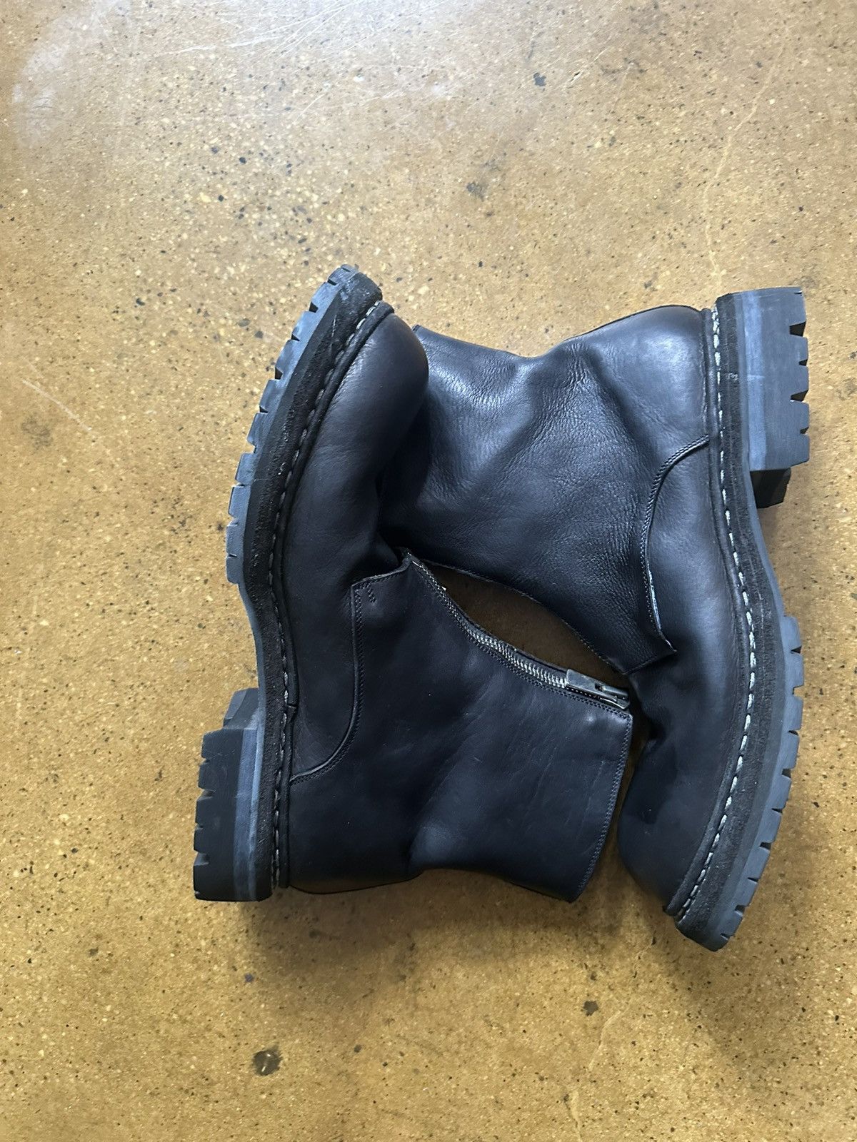 Guidi Guidi GR05V Black Big Daddy Horse Leather Boots Size US 11 / EU 44 - 8 Thumbnail