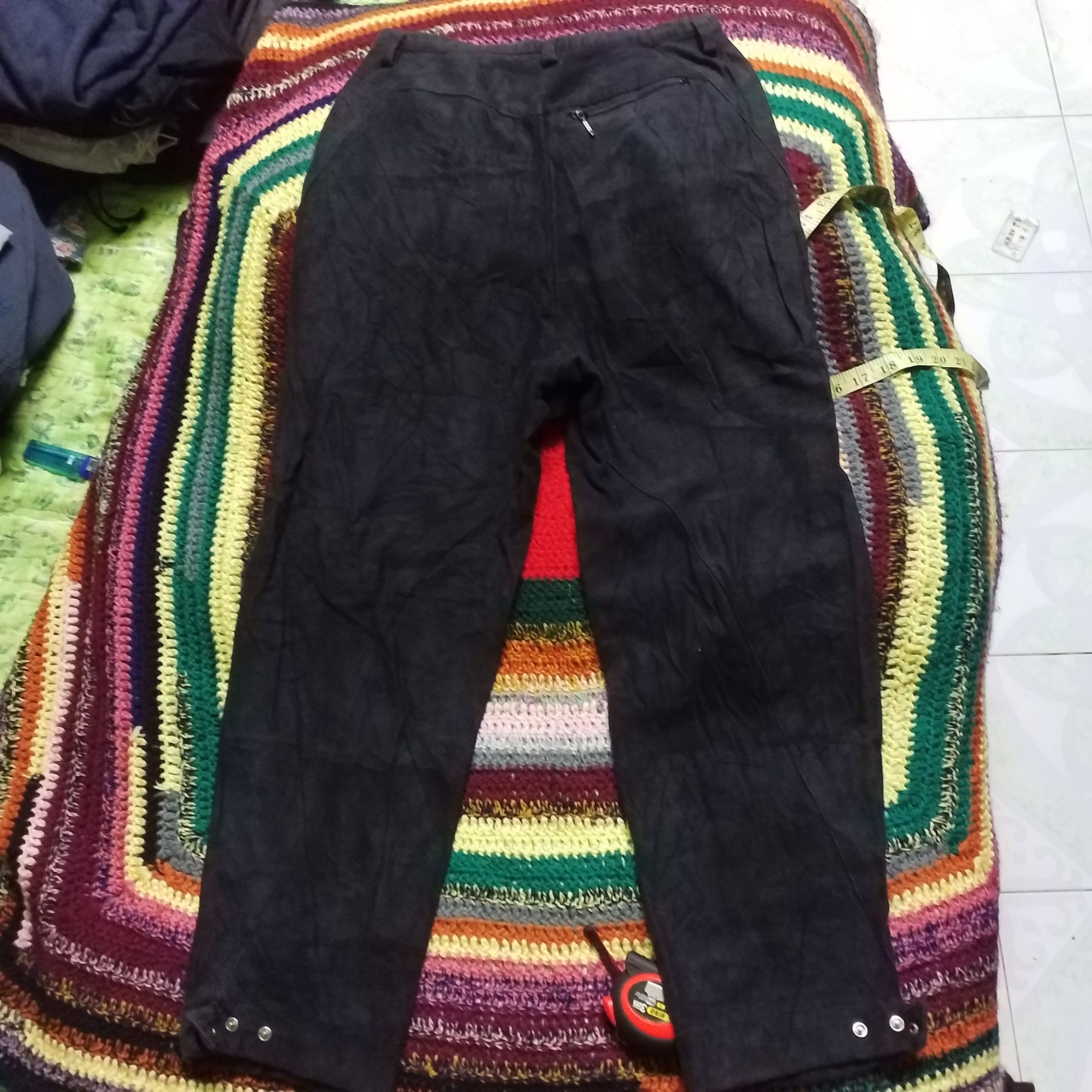 Japanese Brand HIROKO KOSHINO BAGGY PANT RAYON 80 POLYSTER 20 Size 26" / US 2 / IT 38 - 4 Thumbnail