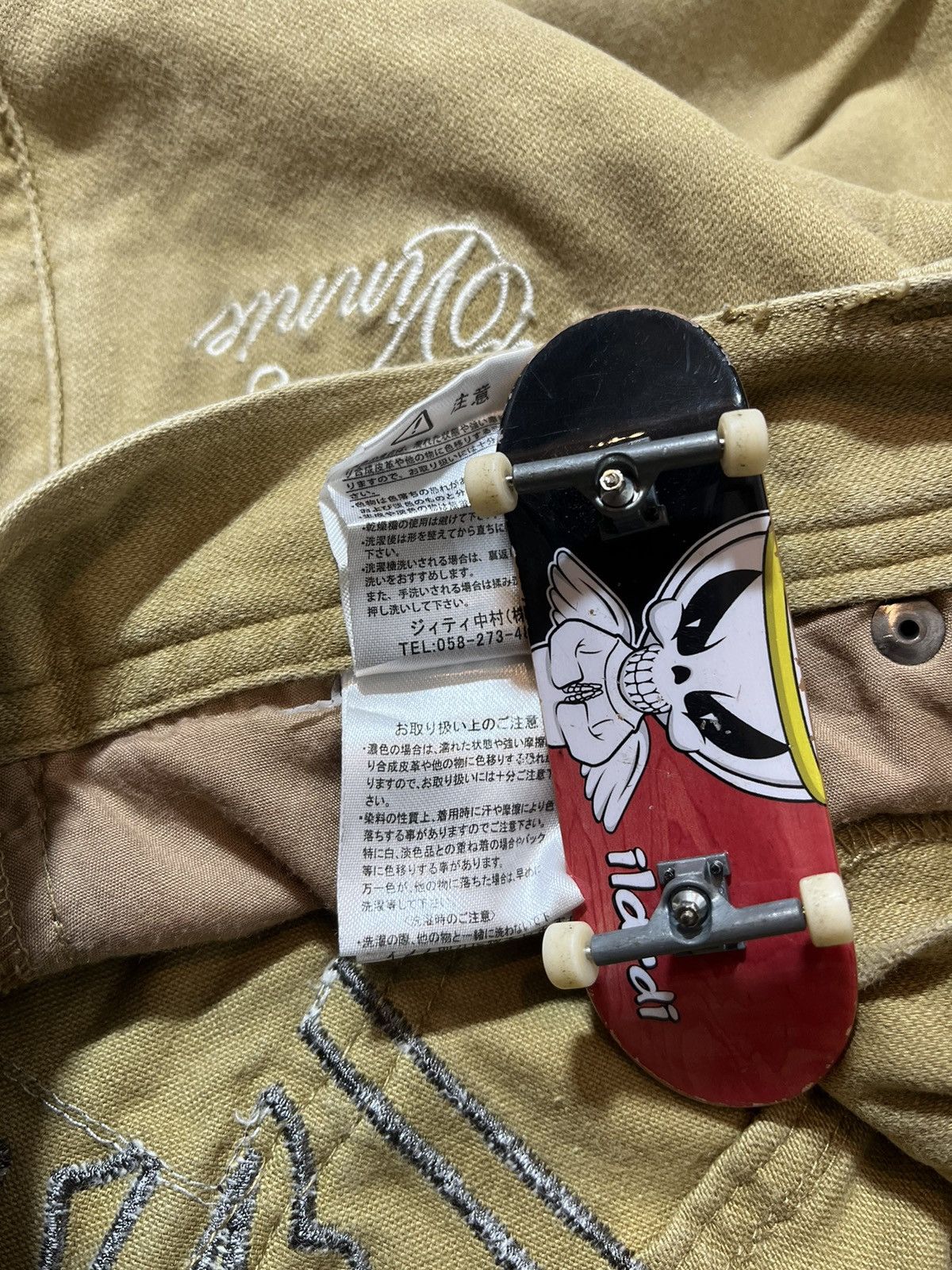 In The Attic × Japanese Brand In The Attic Back Embroidery Suede Pants Size US 33 - 12 Thumbnail