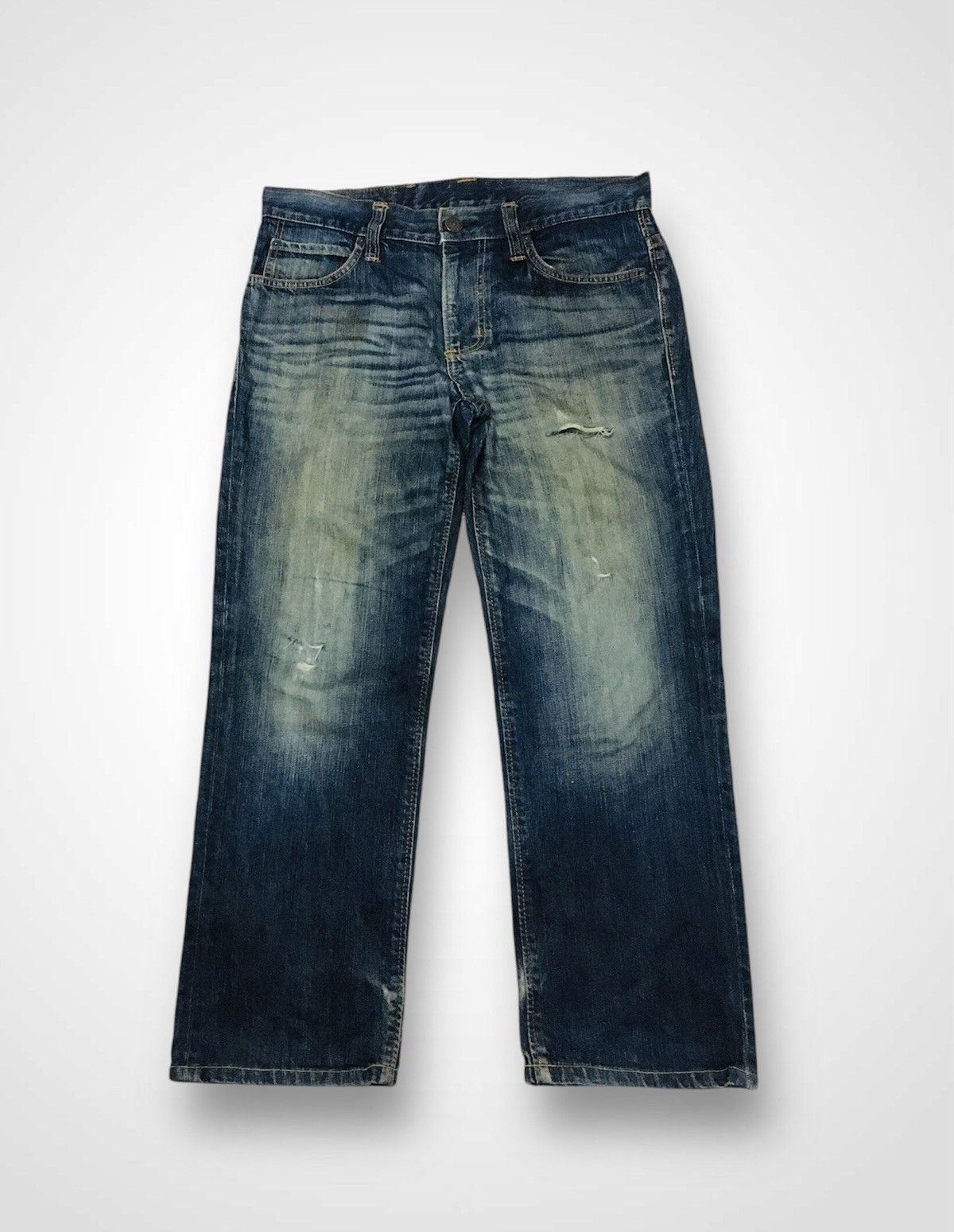 Edwin Edwin X Gold Rush Distressed Jeans (Y01) Size US 35 - 1 Thumbnail