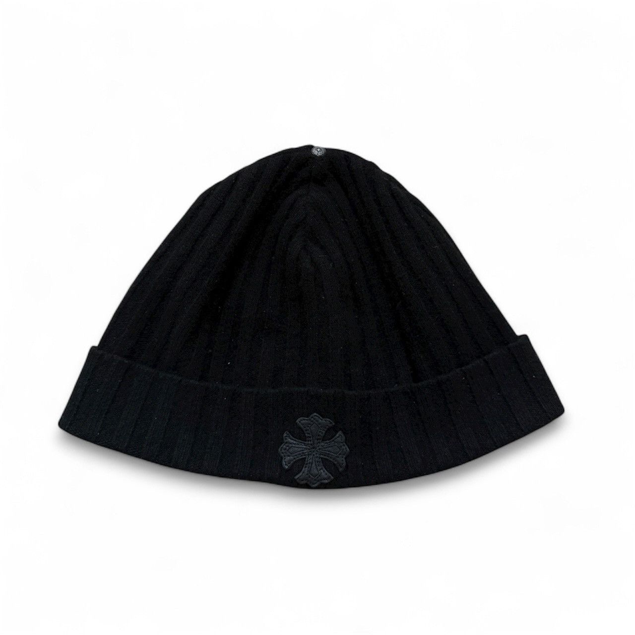Chrome Hearts Iron Cross Patch cashmere beanie Size ONE SIZE - 1 Thumbnail