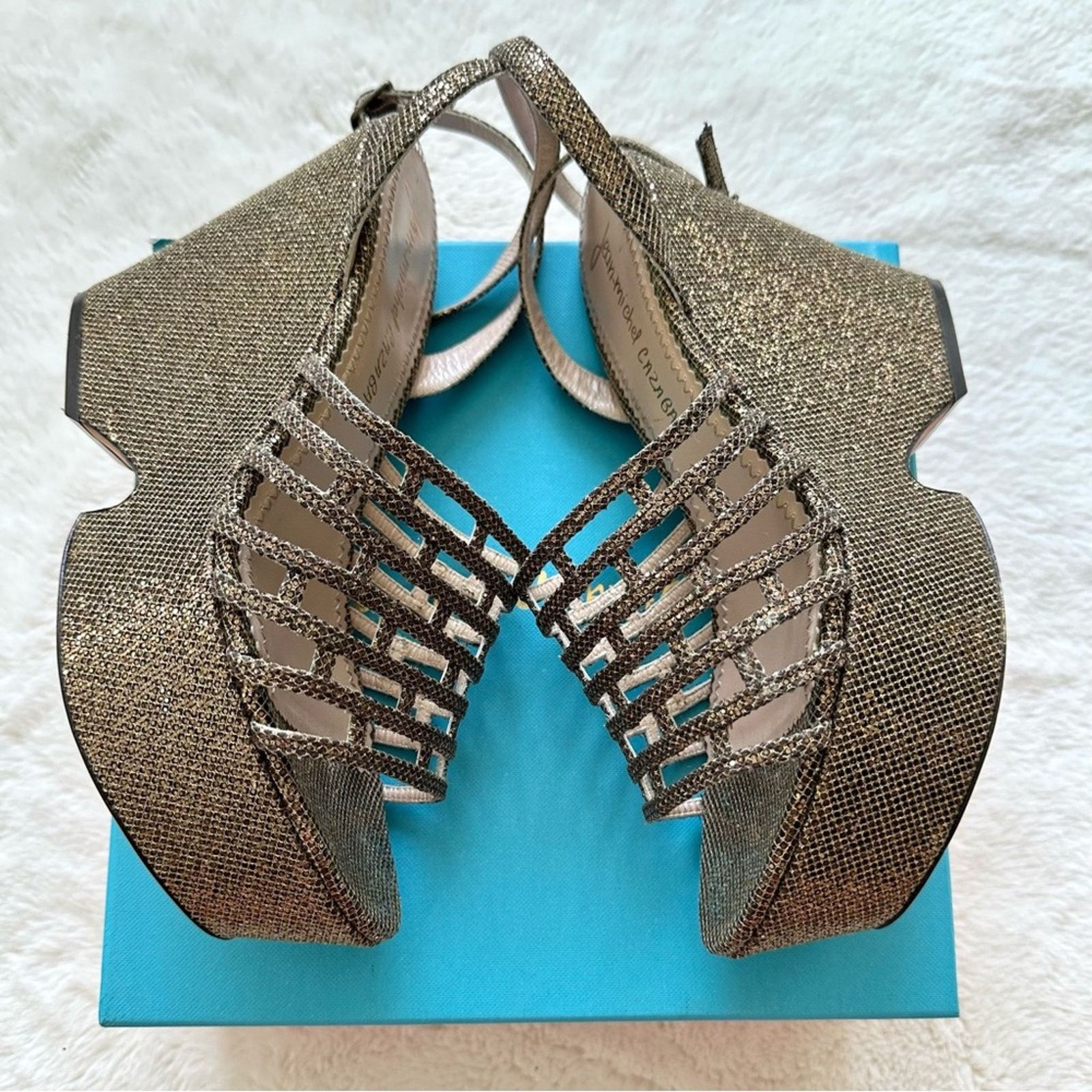 Other Jean Michelle-Cazabat women platform shoes size 38,5 US Size US 8.5 / IT 38.5 - 7 Thumbnail