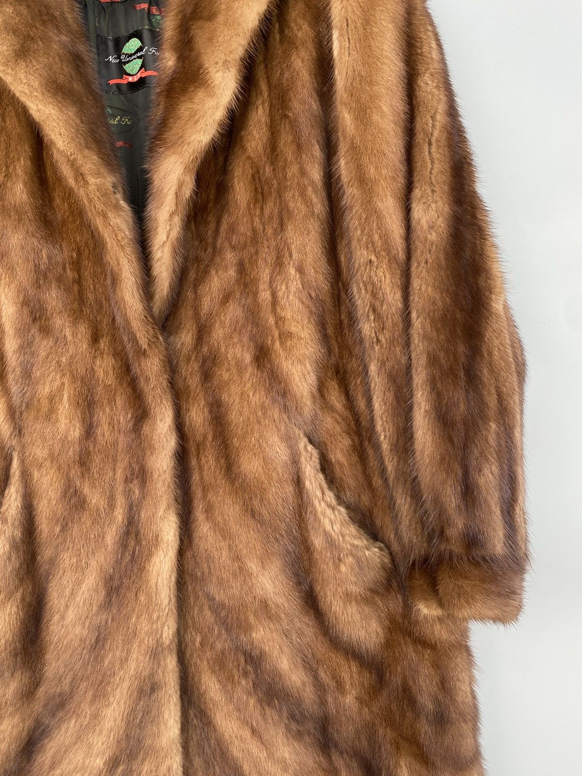 1980s New Universal Fur Mink Fur Coat