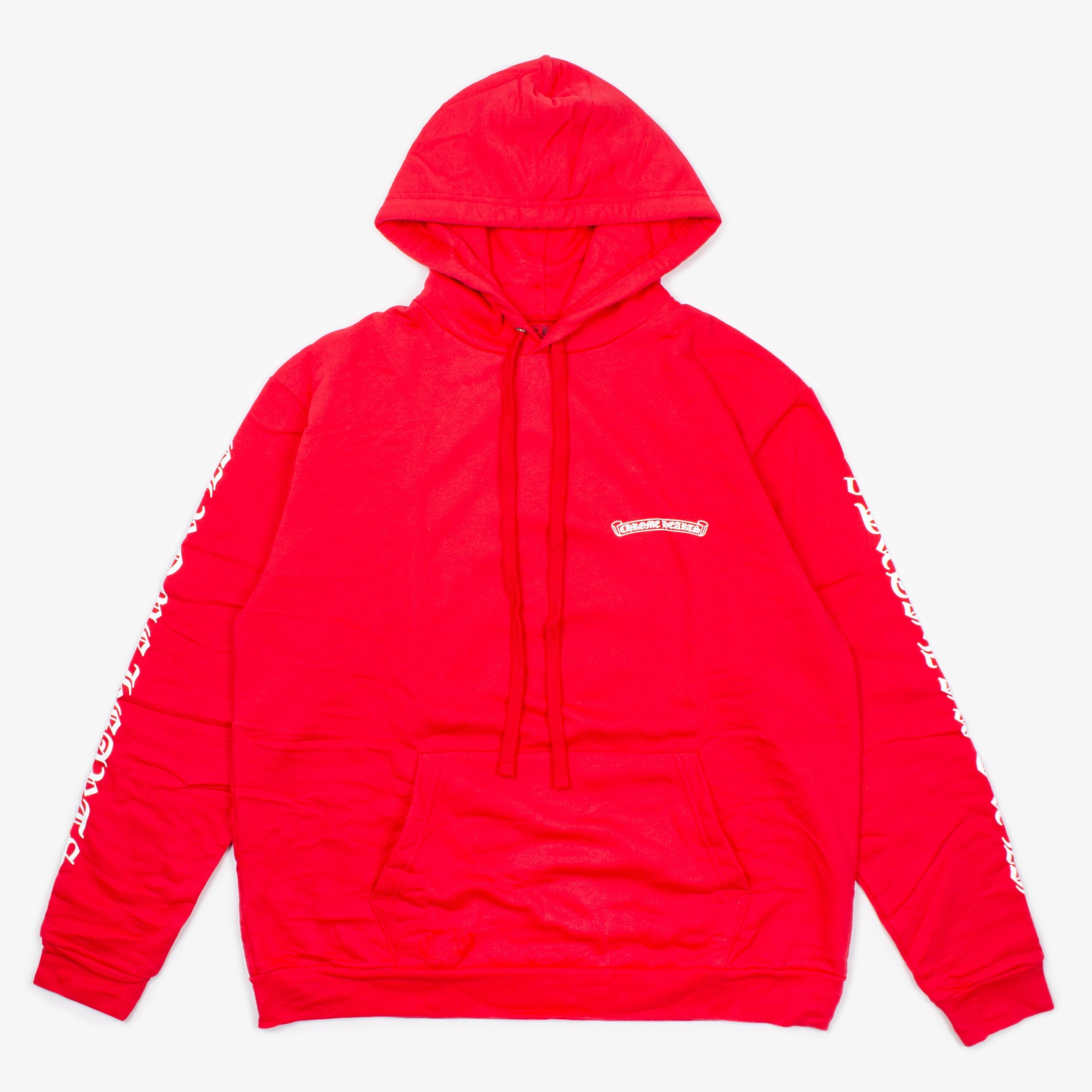Chrome Hearts CHROME HEARTS RED SCROLLBAR HOODIE Size US XL / EU 56 / 4 - 2 Thumbnail