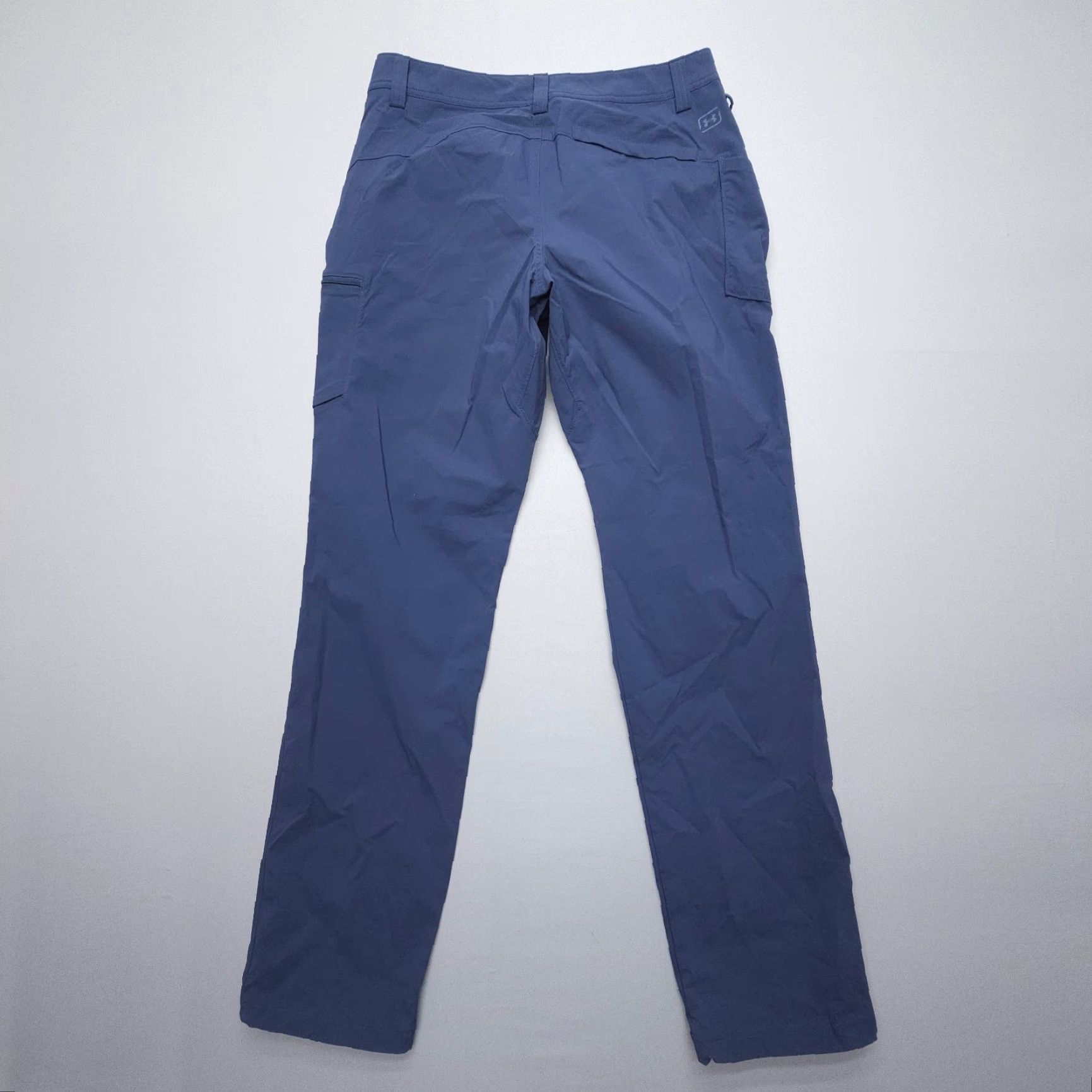 Under Armour Under Armour Pants Blue Mens 32 x 34 UA Fish Hunter 2.0 Tech Stretch Chino 5-Pocket Logo Regular Straight Casual Outdoors All Seasons Size US 32 / EU 48 - 2 Thumbnail