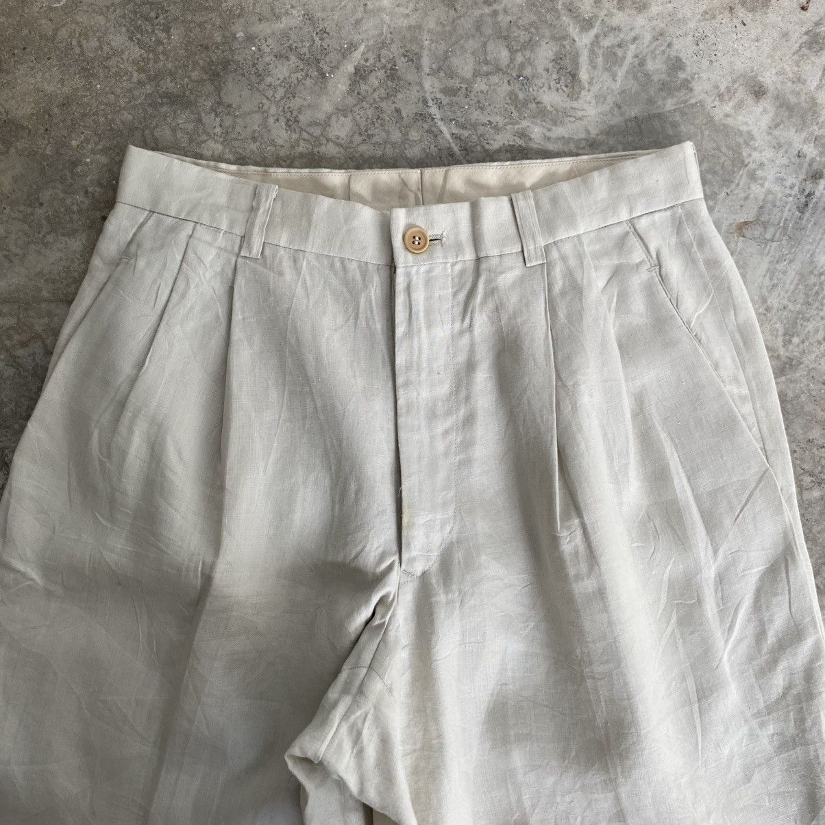 Issey Miyake 1980’s Issey Miyake Linen Pleated Baggy Trouser Pants Size US 28 / EU 44 - 12 Thumbnail