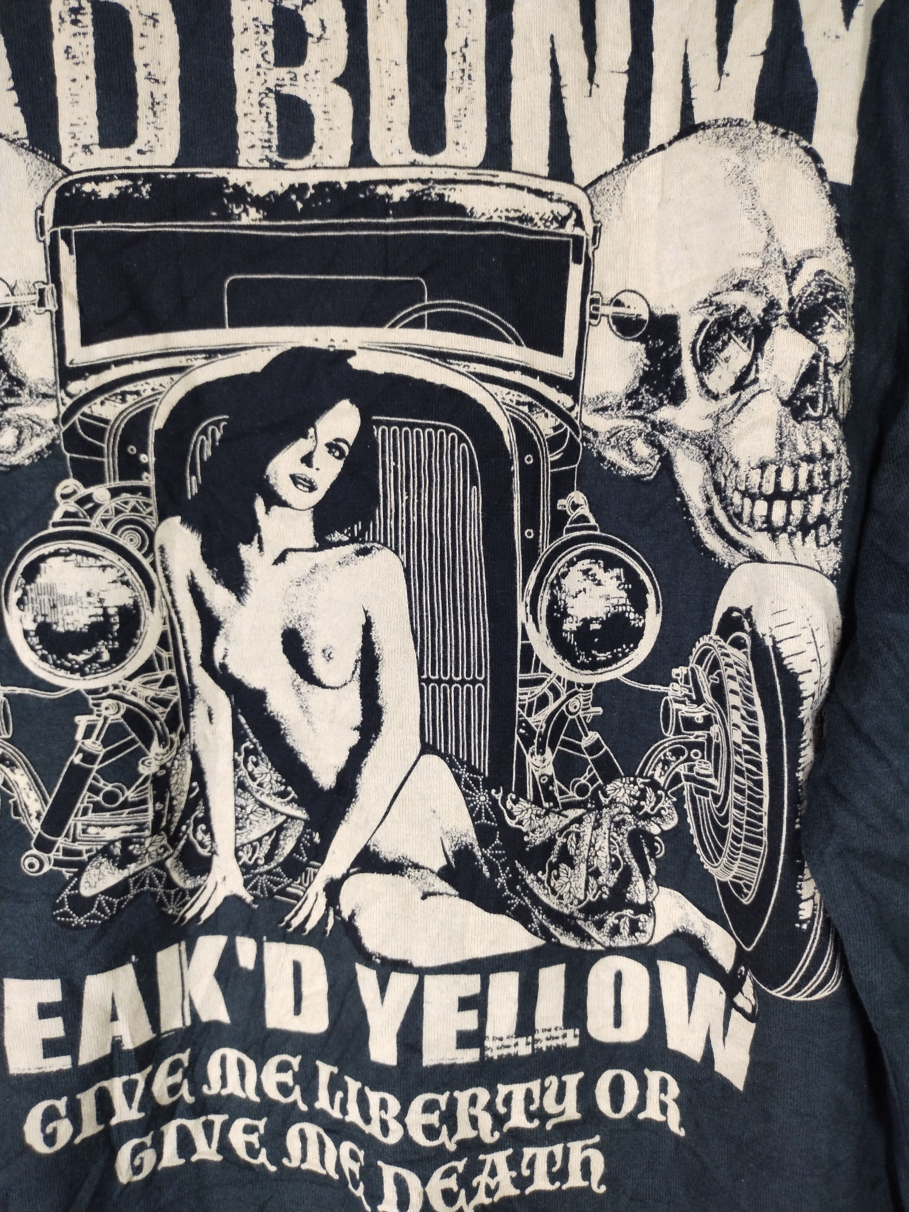 Japanese Brand Ted Company NRRA Peak'D Yellow Long Sleeve Tee Size US M / EU 48-50 / 2 - 12 Thumbnail