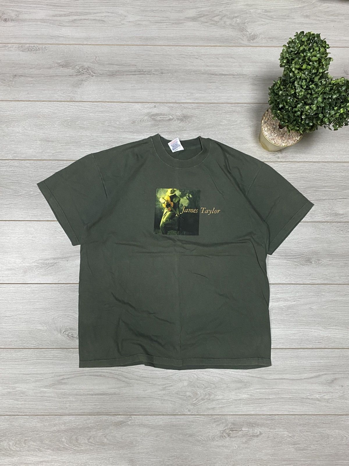 Band Tees Vintage 2002 James Taylor Oct Rd Tour Tee Shirt Double Sided Size US XL / EU 56 / 4 - 1 Thumbnail