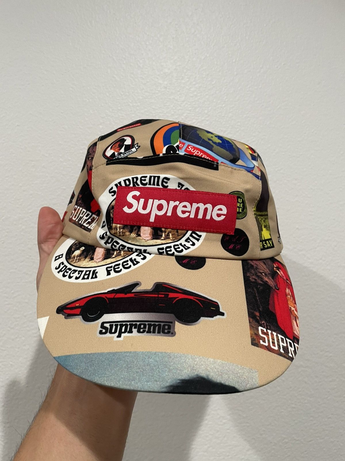 Goretex × Supreme Supreme Gore-TEX Leopard Camp Cap FW19 Deadstock