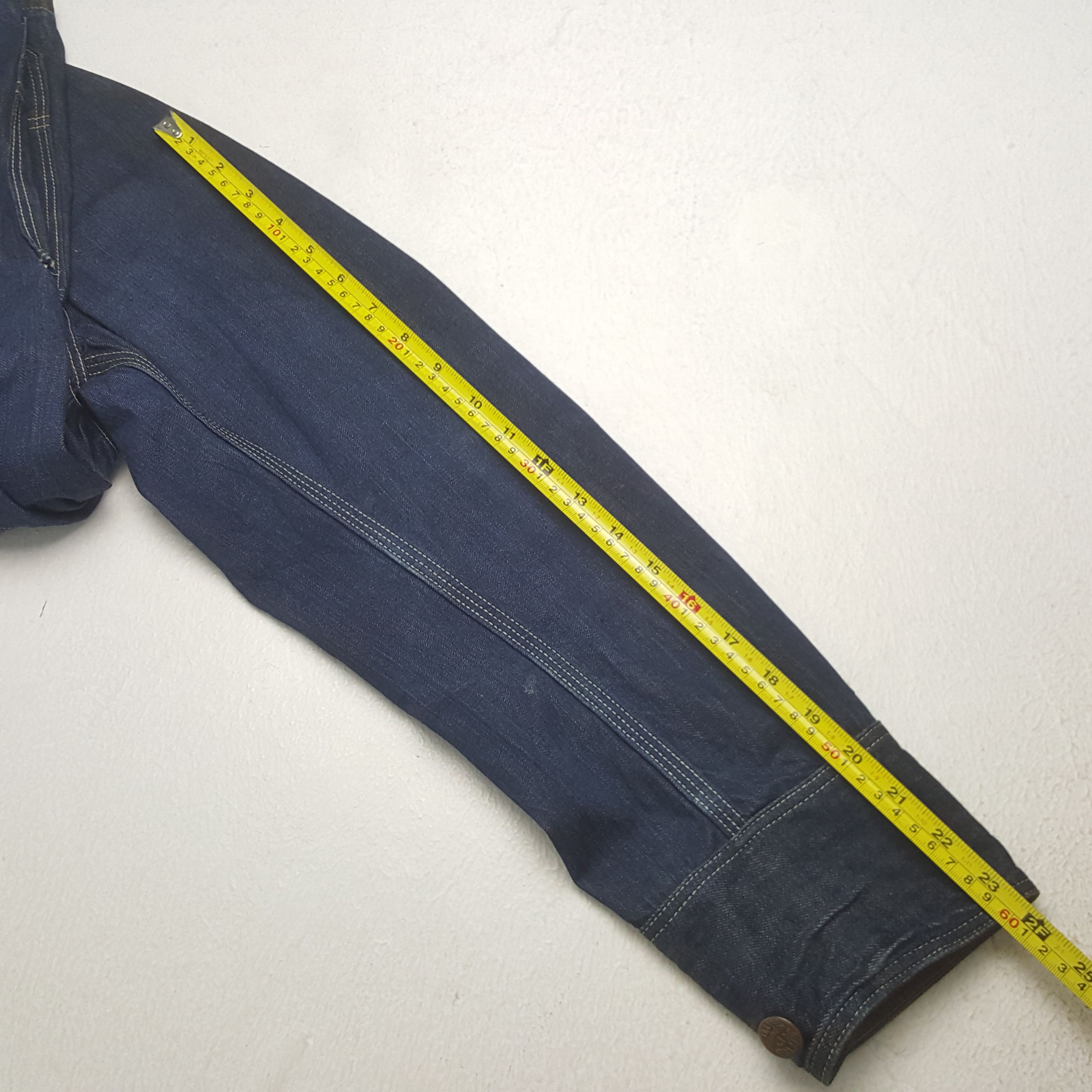 Japanese Brand Vintage Blue Blue Denim Button Up Jacket Size US S / EU 44-46 / 1 - 6 Thumbnail