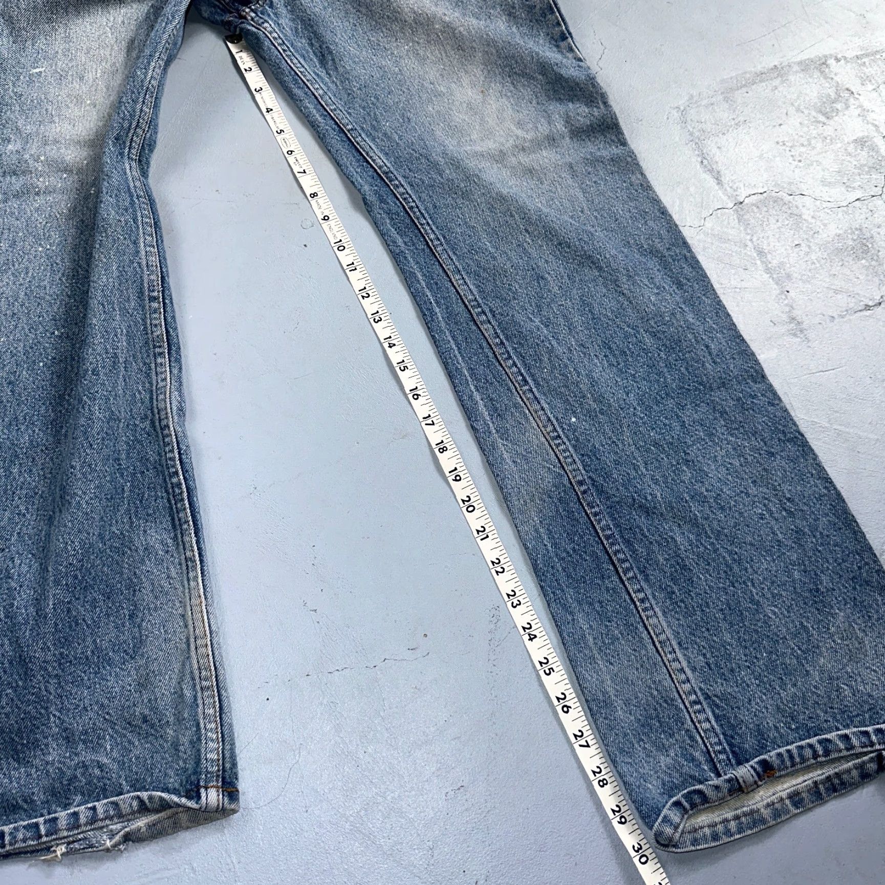 Levi's Levi's 517 Jeans Bootcut USA Wind 70s 80s 33x30 36x32 Vintage Blue Denim Mens Regular Size 36 Cotton Blend Zipper Button 5-Pocket Size US 36 / EU 52 - 5 Thumbnail