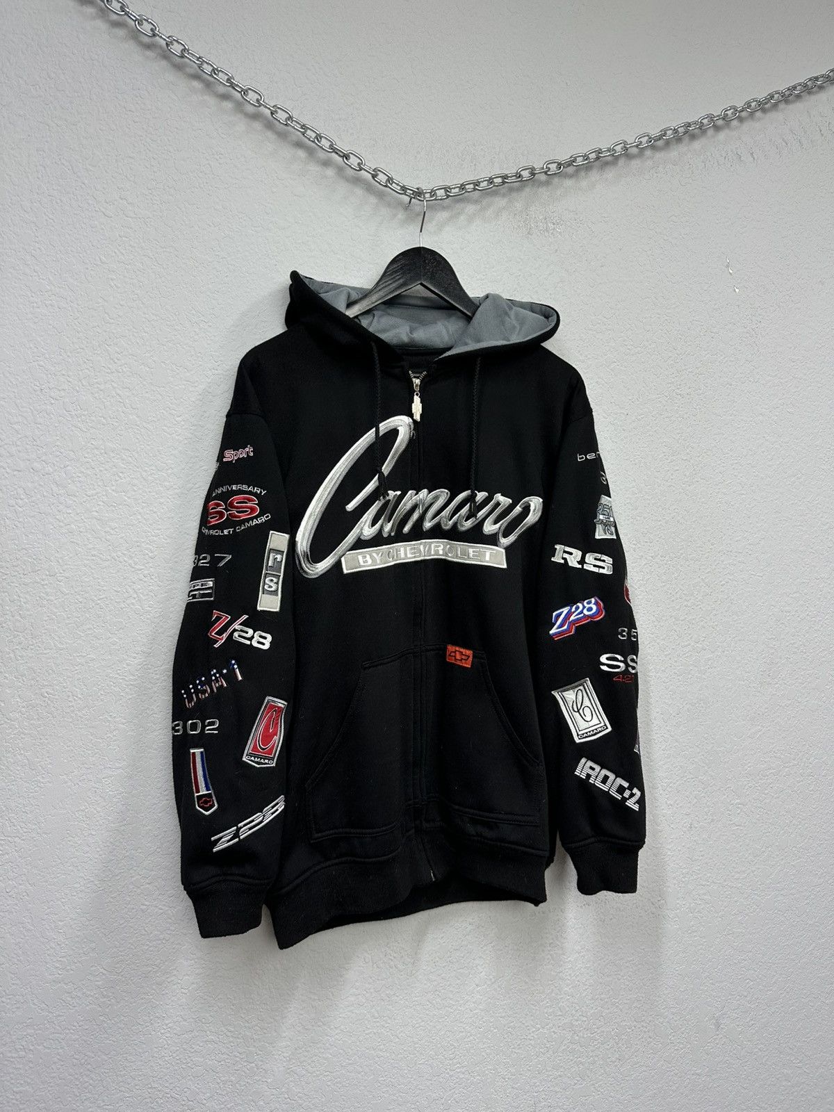 JH Design Vintage JH Design Chevrolet Camaro Hoodie Y2K Racing Archive Size US M / EU 48-50 / 2 - 2 Thumbnail