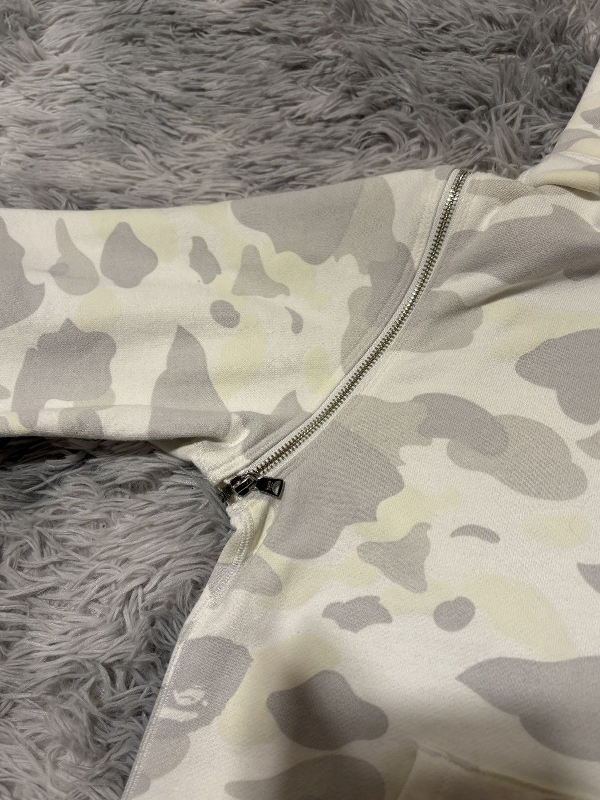 Bape bape camo white hoodie Size US M / EU 48-50 / 2 - 6 Thumbnail